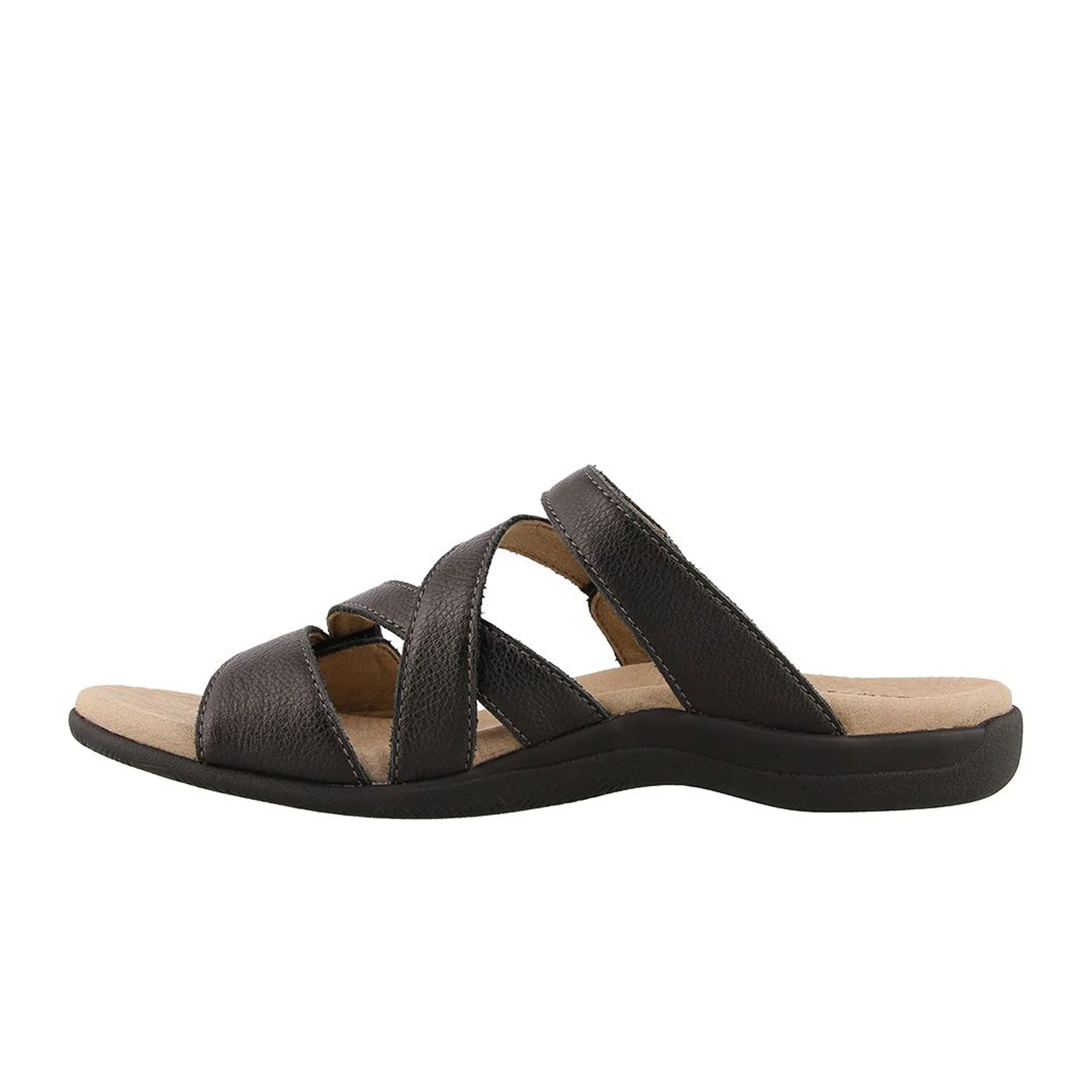 Taos Double U Slide Sandal (Women) - Black - Image 2