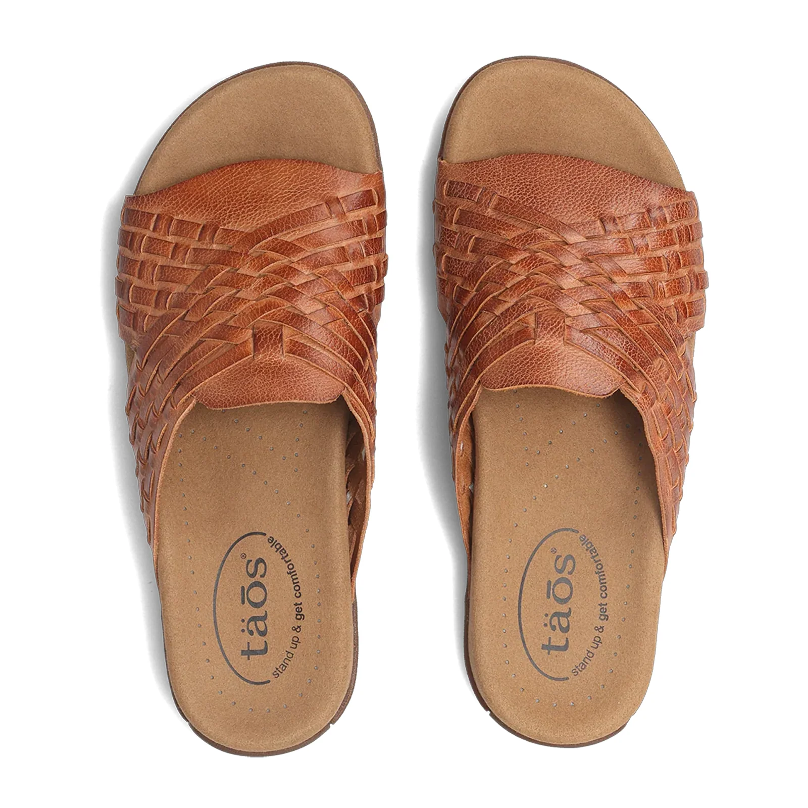 Taos Guru Slide Sandal (Women) - Honey - Image 5