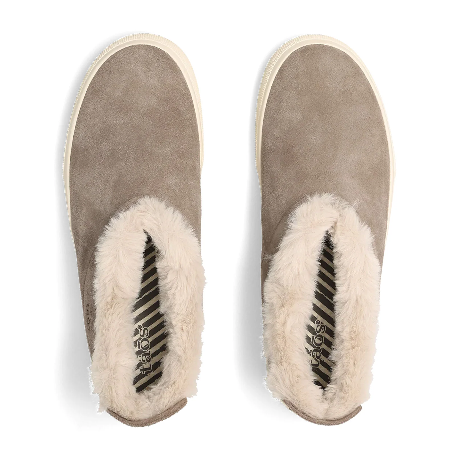 Taos Mini Chic Slip On (Women) - Dark Taupe Suede - Image 5