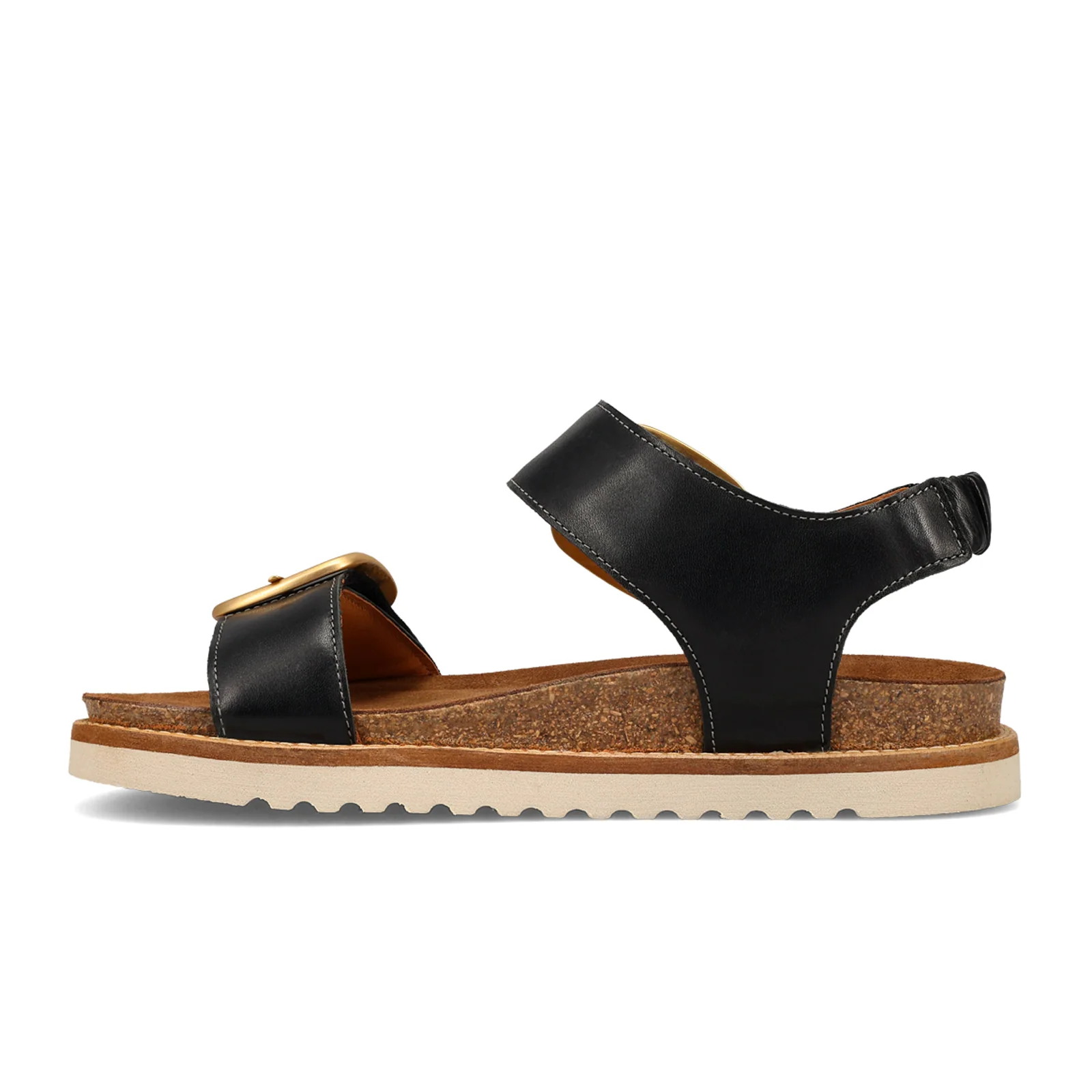 Taos On The Double Backstrap Sandal (Women) - Black - Image 2