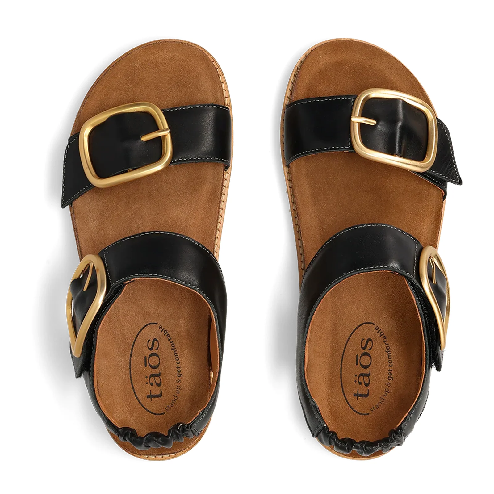 Taos On The Double Backstrap Sandal (Women) - Black - Image 5