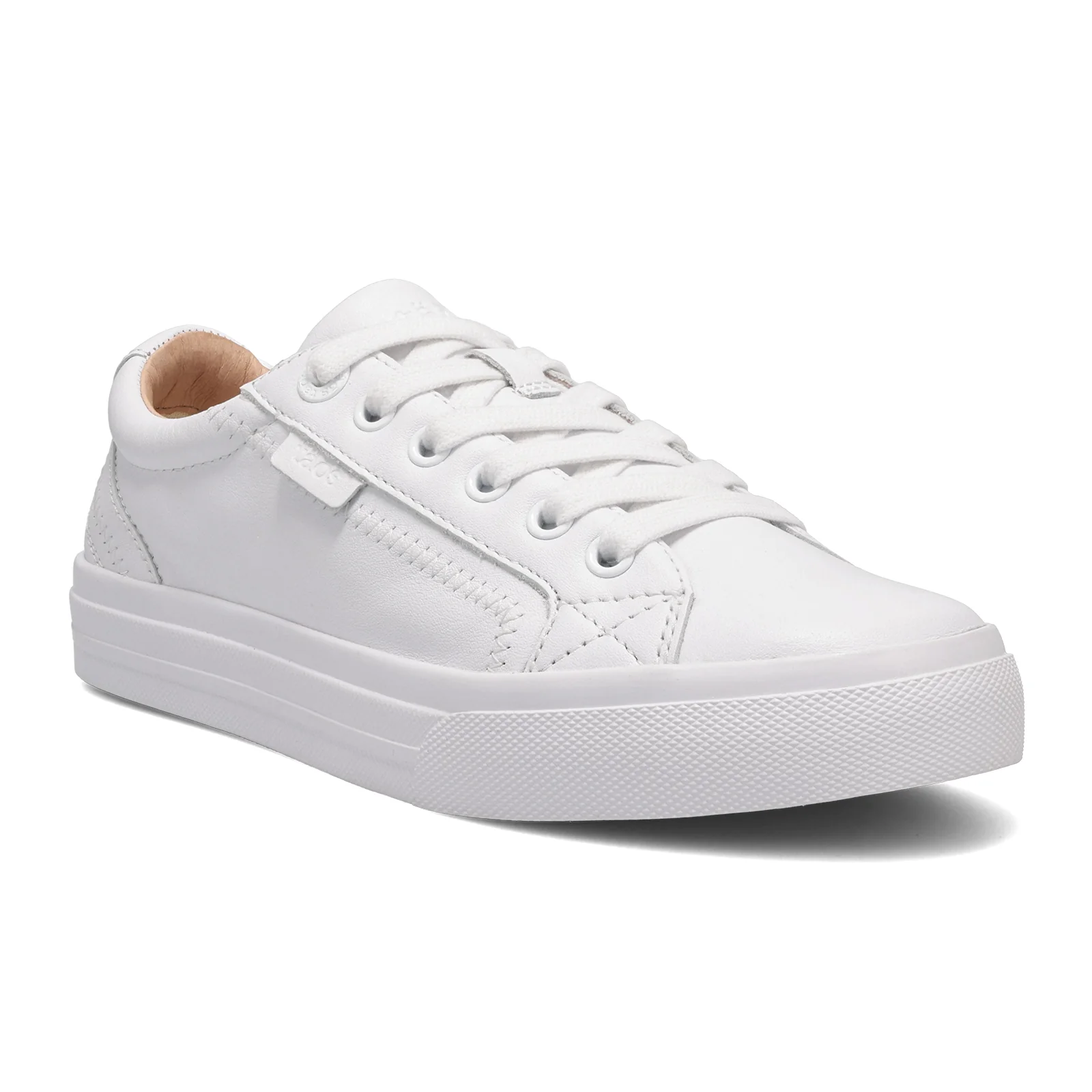 Taos Plim Soul Lux Sneaker (Women) - White Leather - Image 3