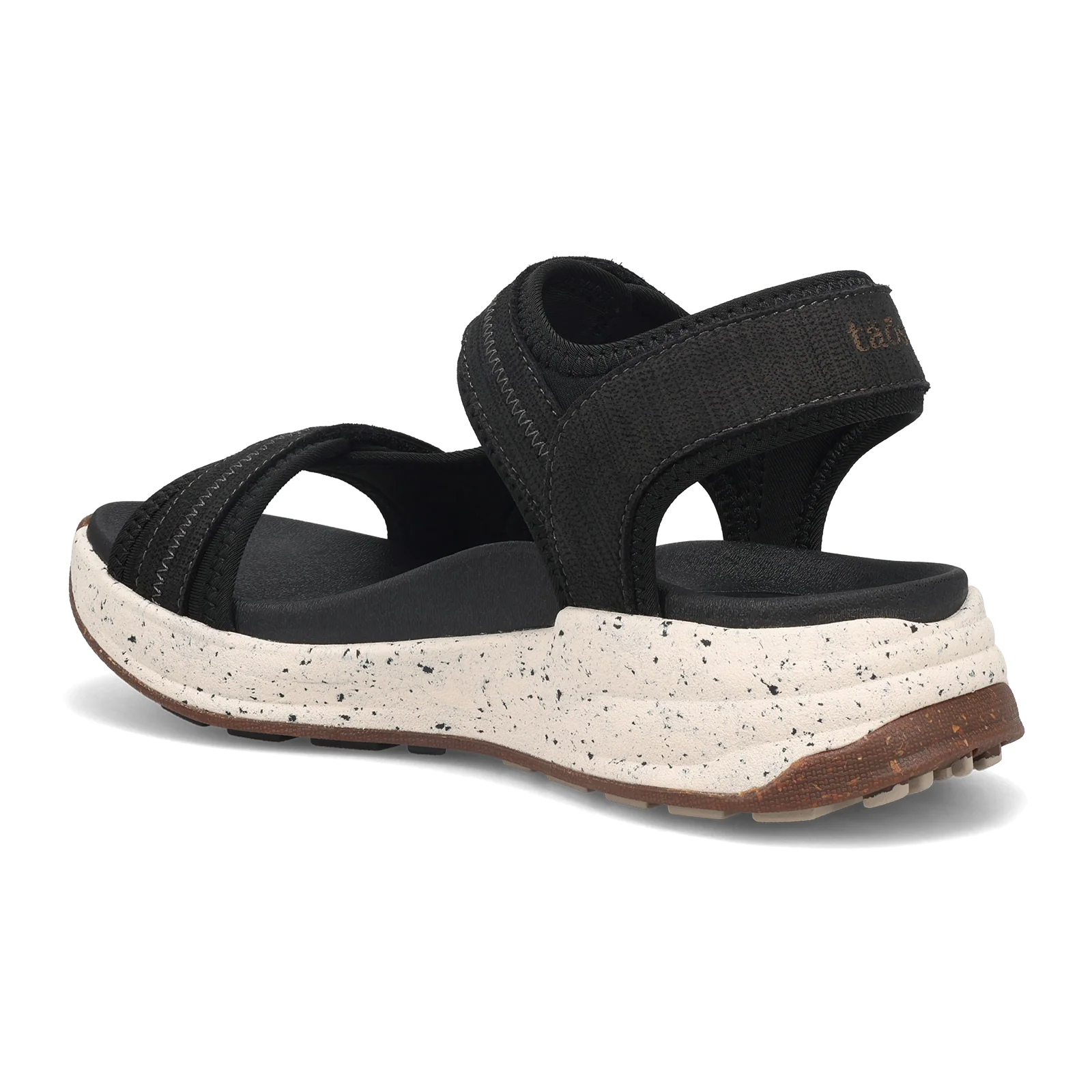 Taos Super Side Active Sandal (Women) - Black Emboss - Image 4