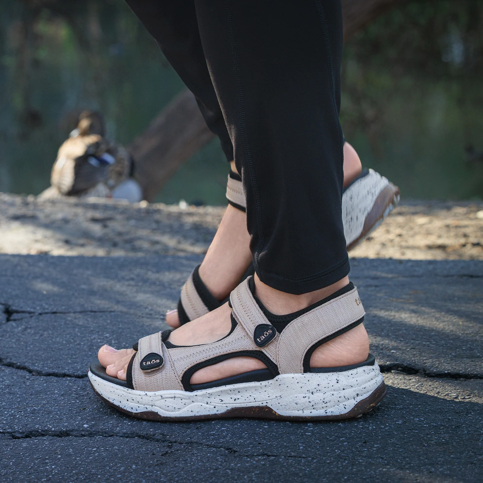 Taos Super Side Active Sandal (Women) - Natural Emboss - Image 8