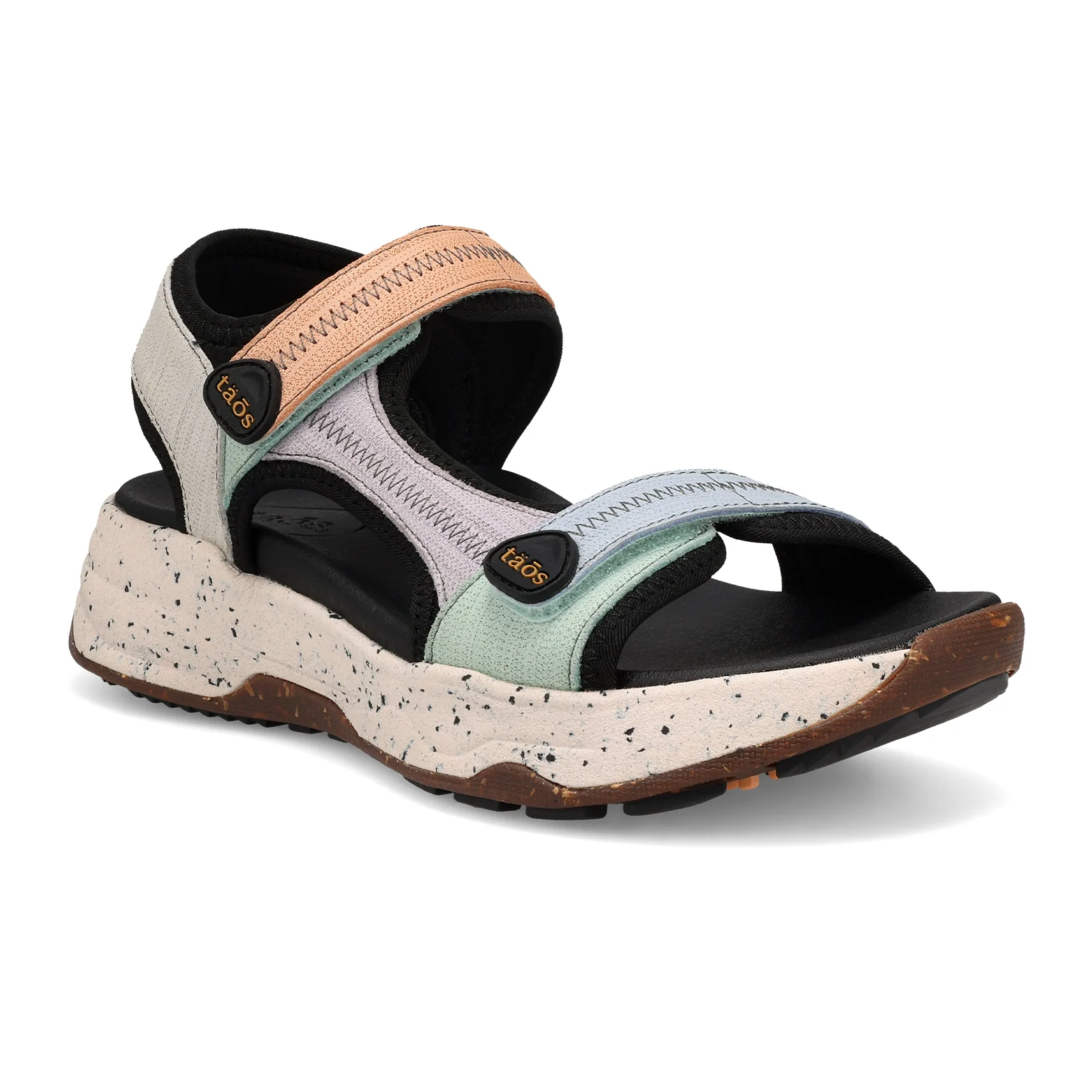 Taos Super Side Active Sandal (Women) - Retro Embossed Multi - Image 3