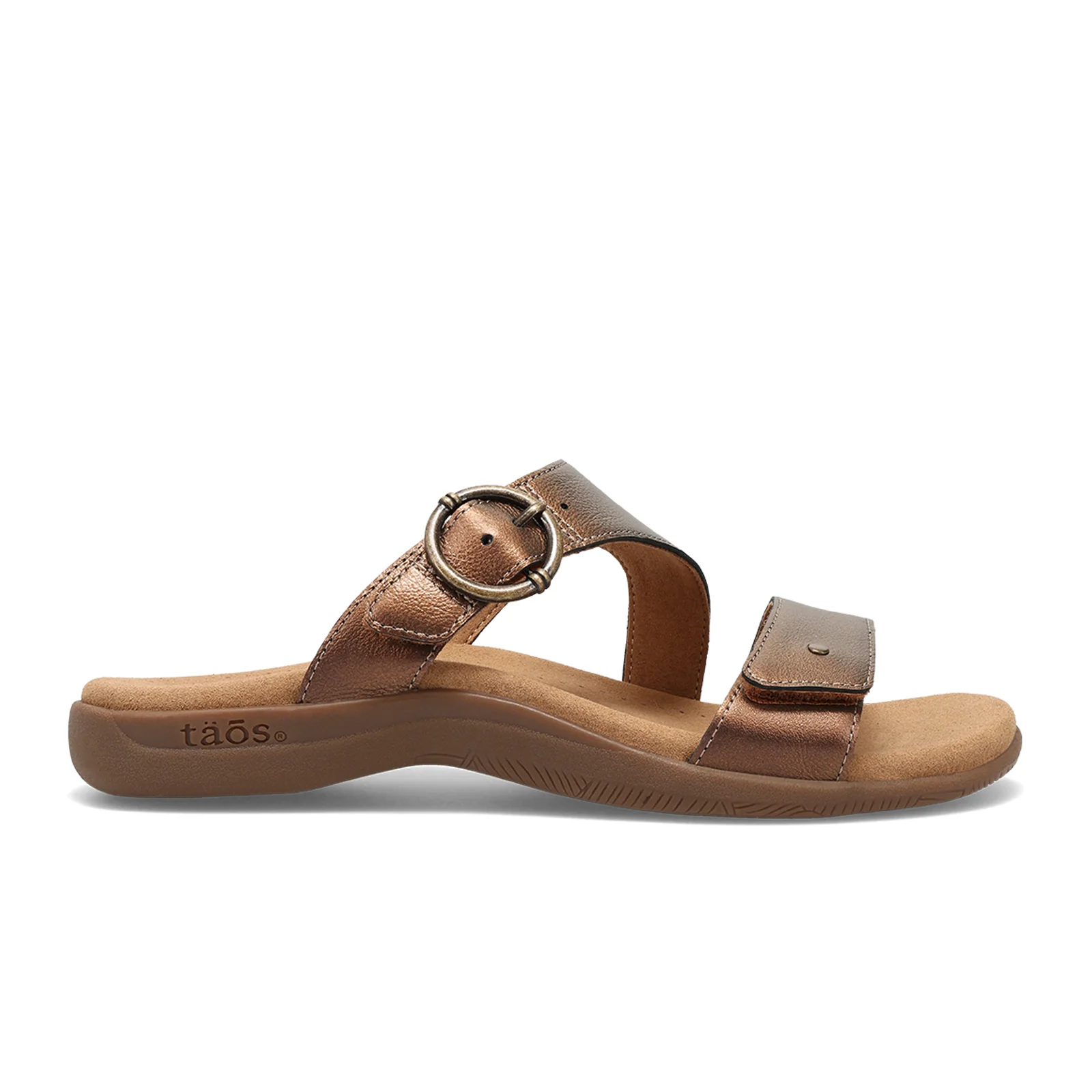 Taos Westside Slide Sandal (Women) - Bronze