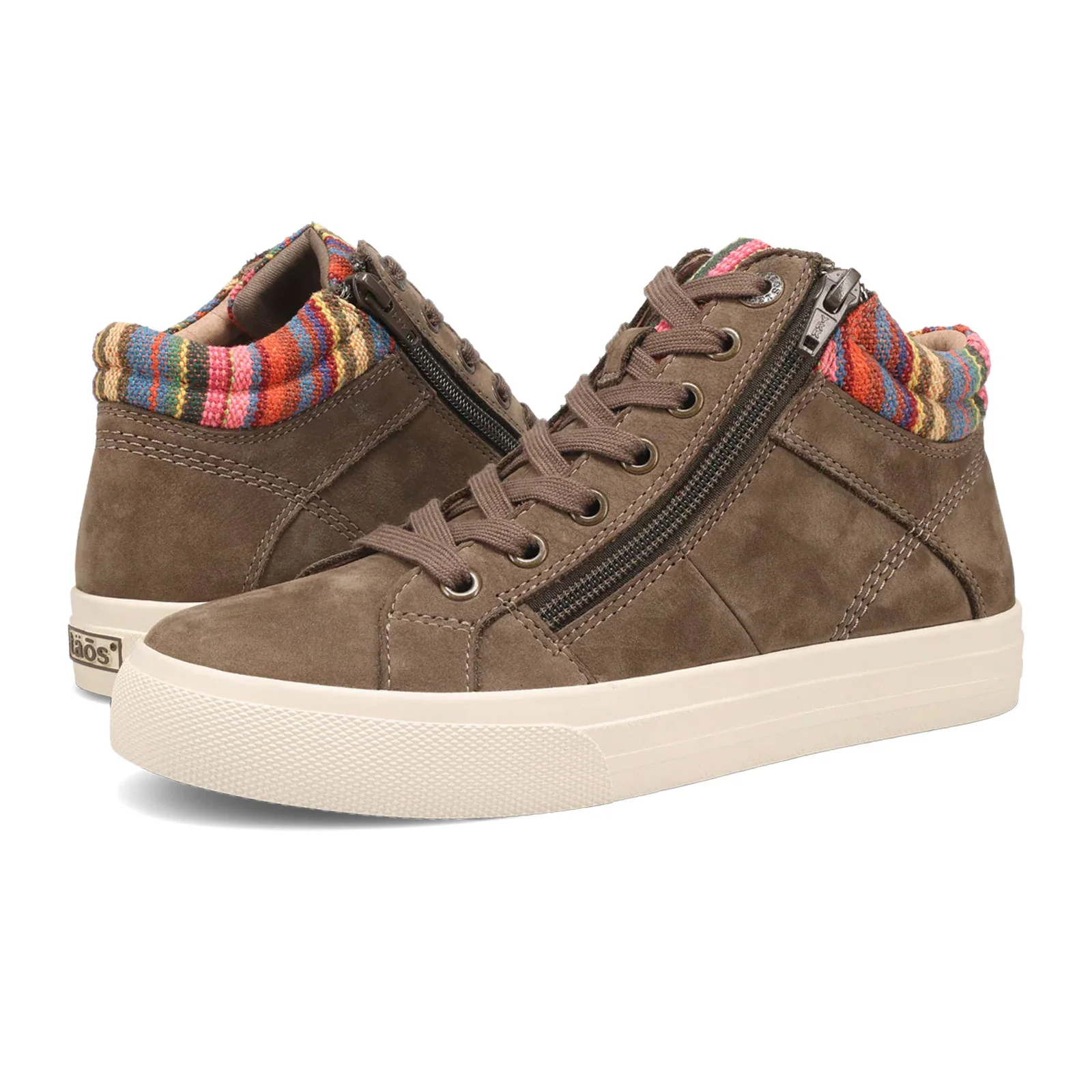 Taos Winner Mid Top Sneaker (Women) - Dark Taupe Multi - Image 4