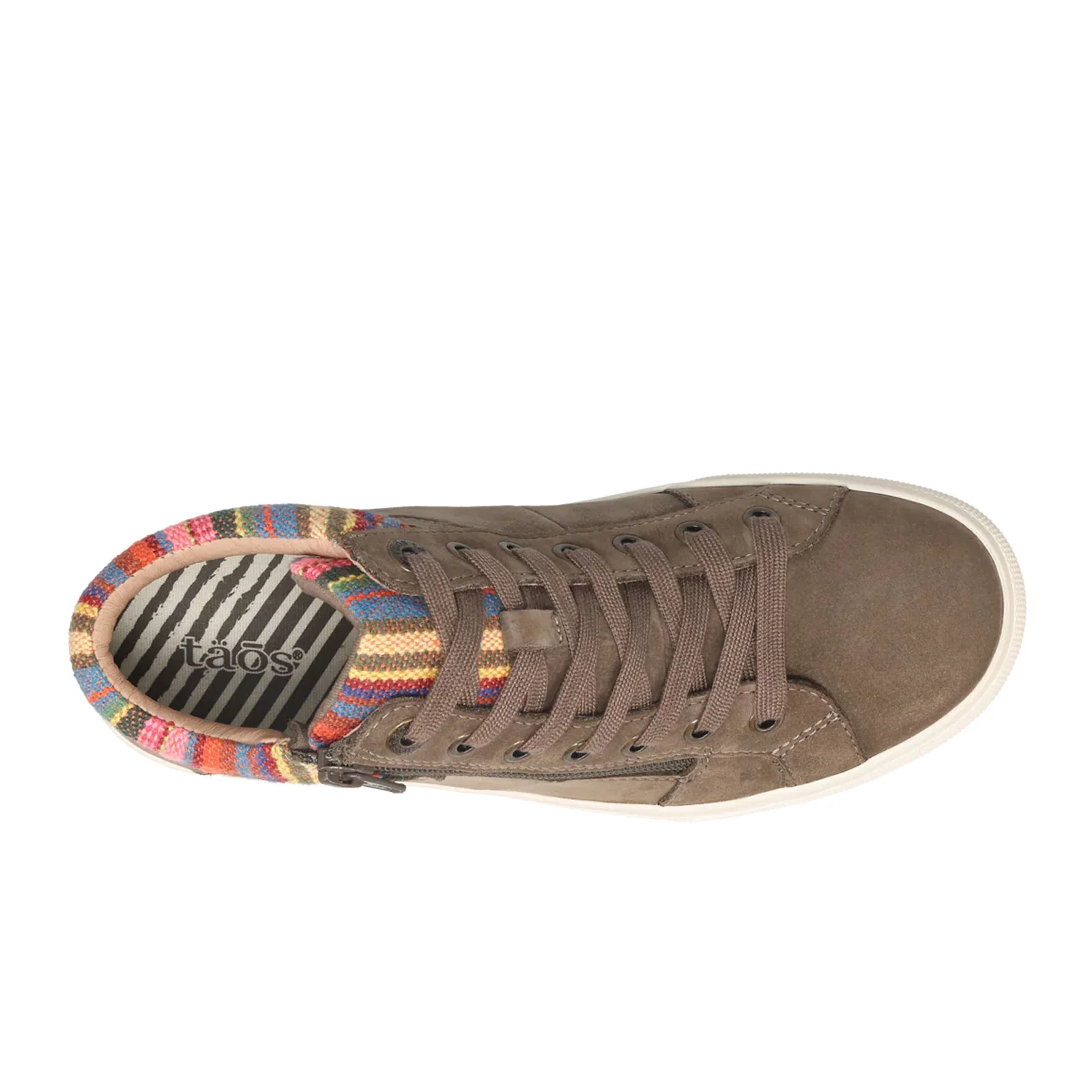 Taos Winner Mid Top Sneaker (Women) - Dark Taupe Multi - Image 5