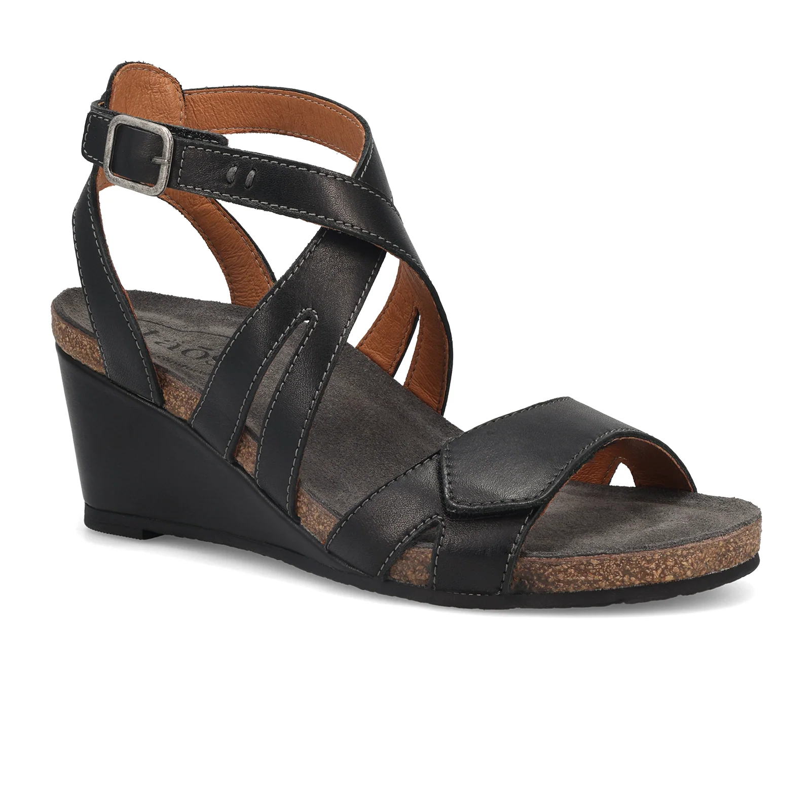 Taos Xcellent 2 Wedge Sandal (Women) - Black - Image 3