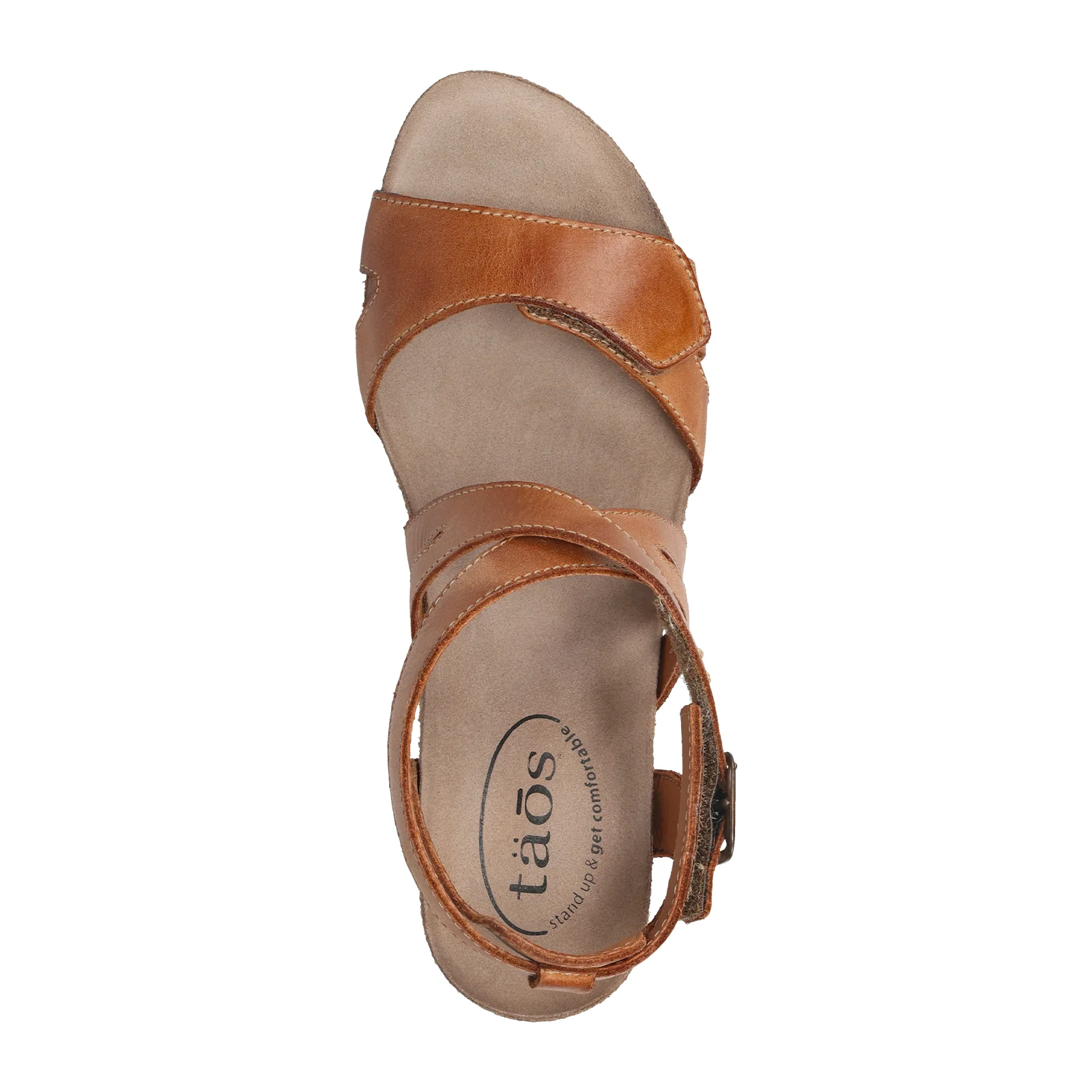 Taos Xcellent 2 Wedge Sandal (Women) - Caramel - Image 5