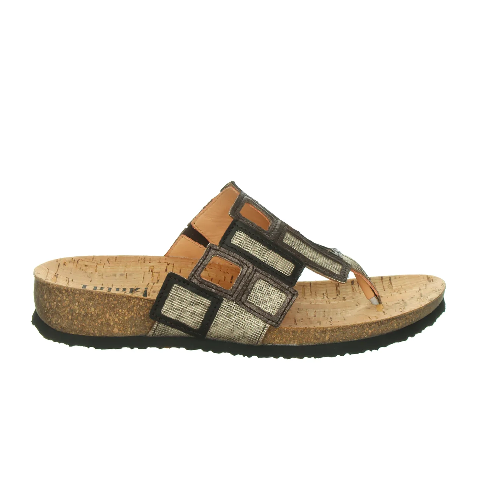 Think! Julia Sandal (Women) - Taupe/Kombi