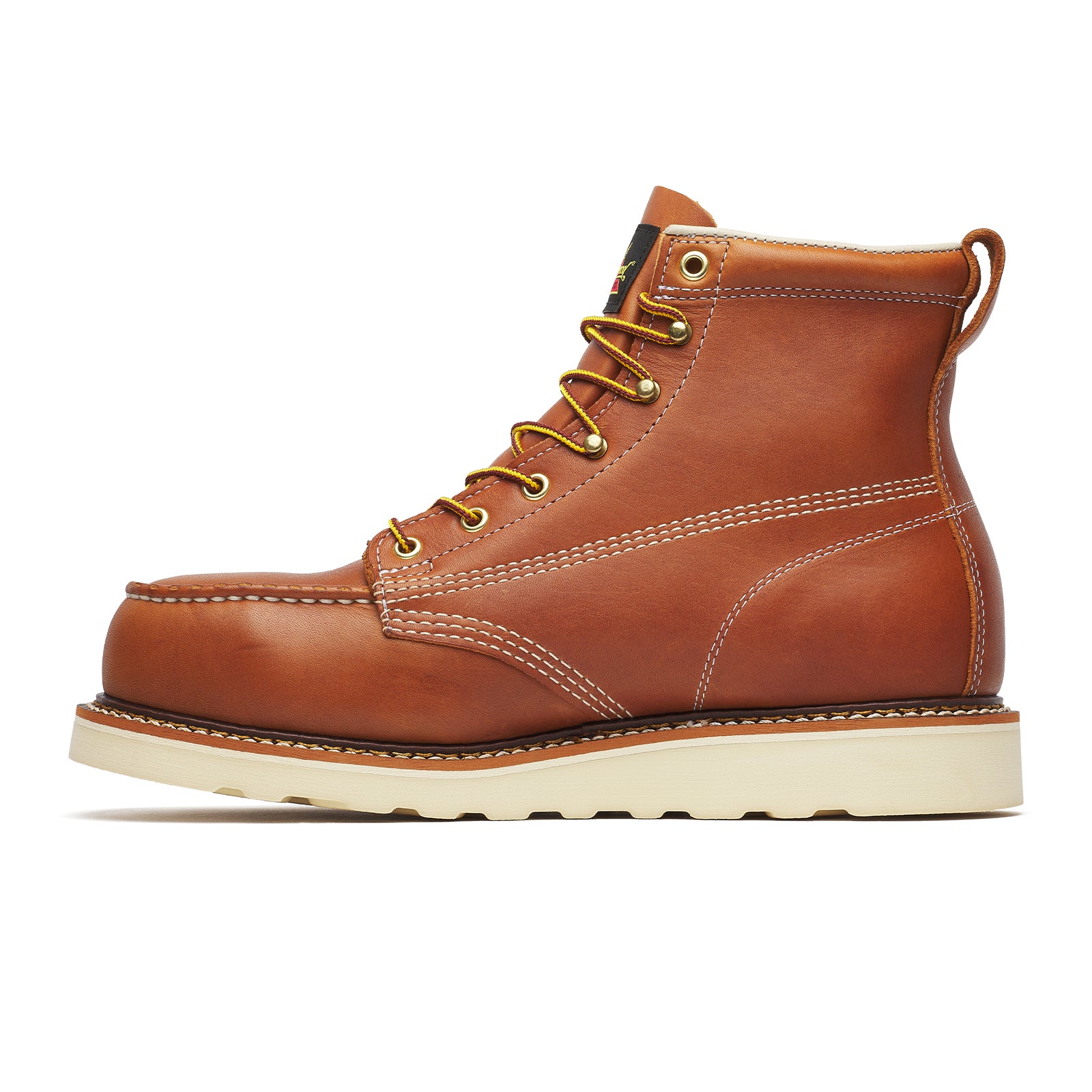 Thorogood American Heritage 6" Moc Toe Steel Toe Work Boot (Men) - Tobacco - Image 2