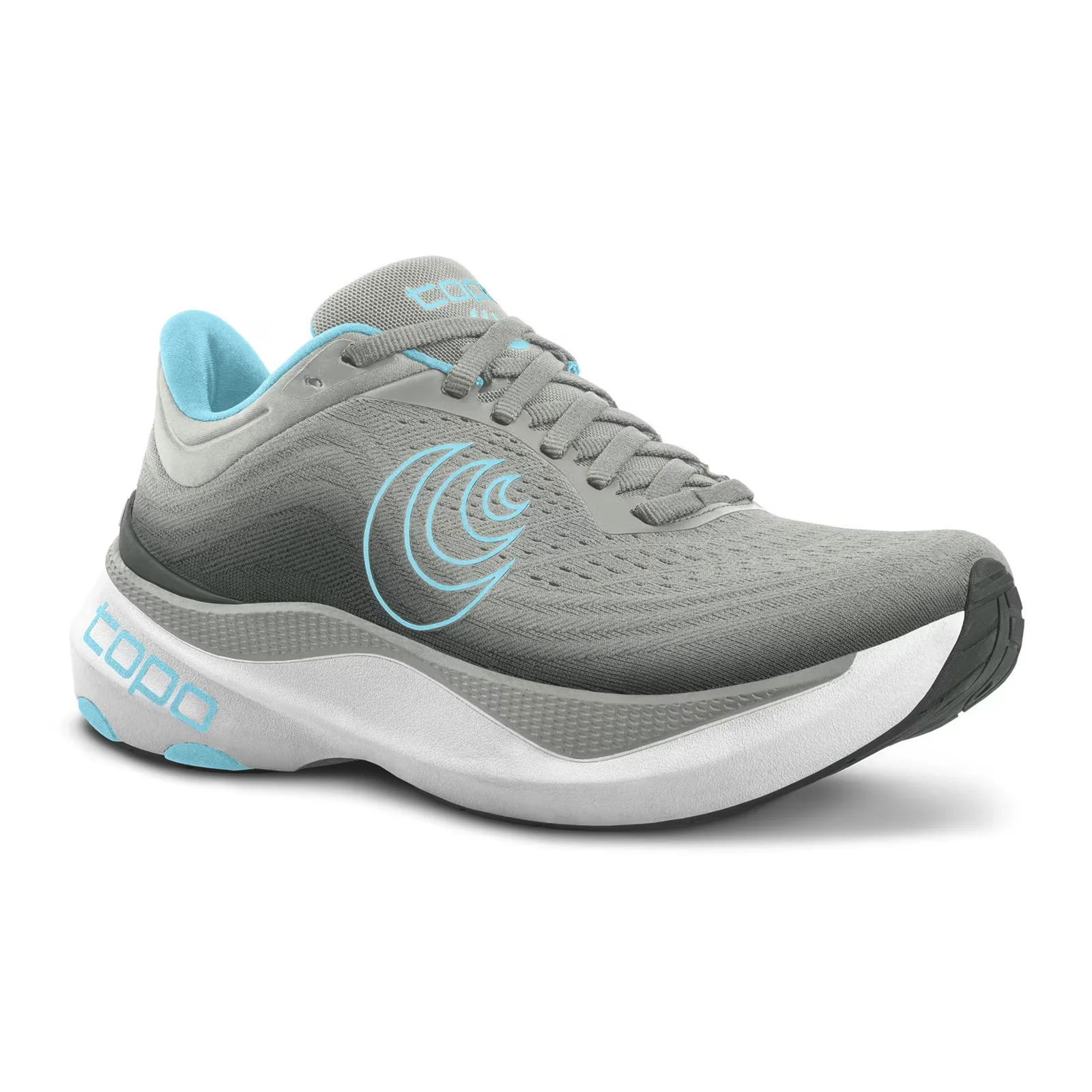 Topo Aura Running Shoe (Women) - Grey/Blue - Image 3