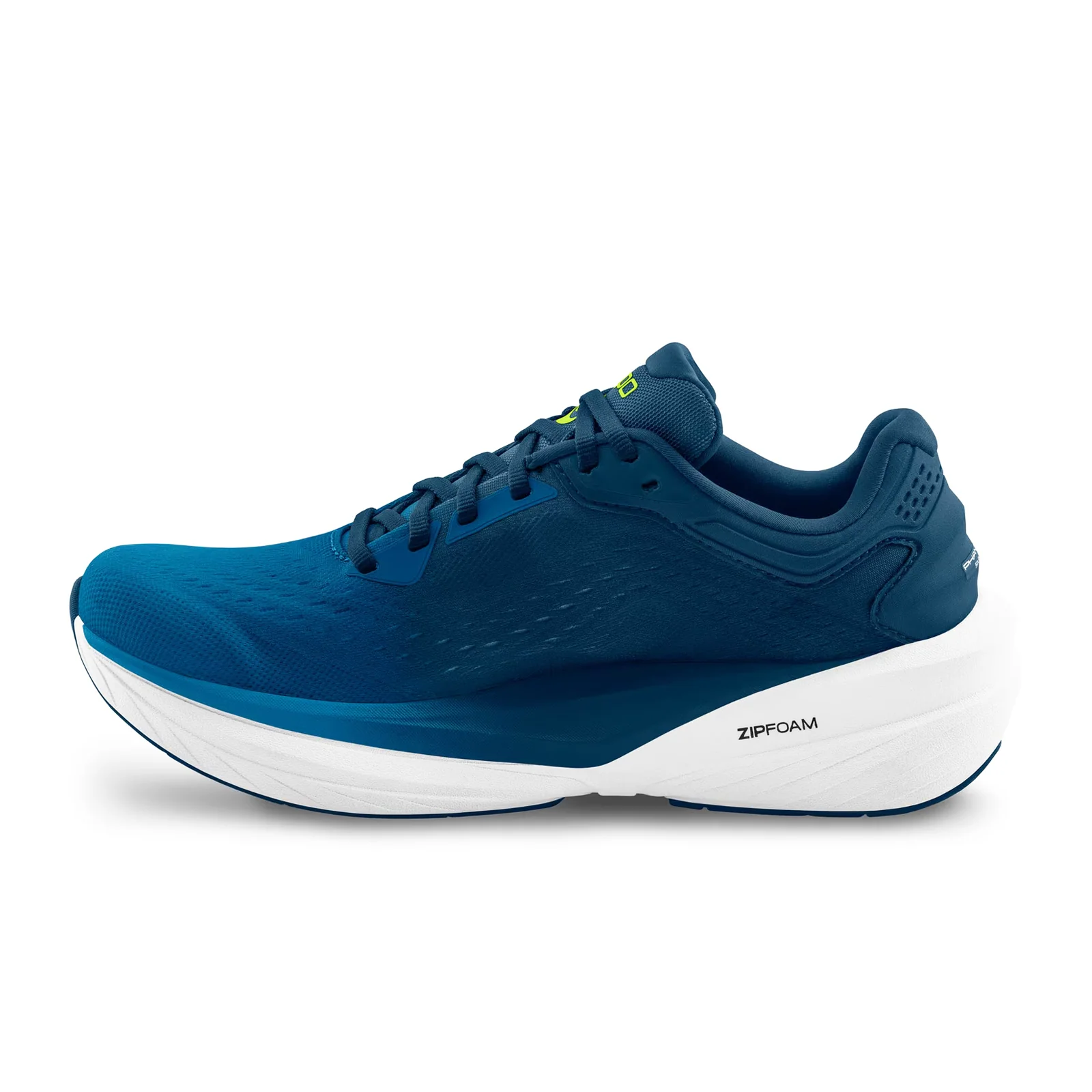 Topo Phantom 4 Running Shoe (Men) - Blue/Lime - Image 2