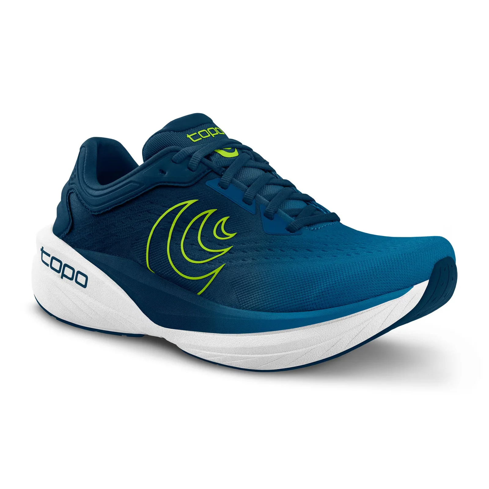 Topo Phantom 4 Running Shoe (Men) - Blue/Lime - Image 3