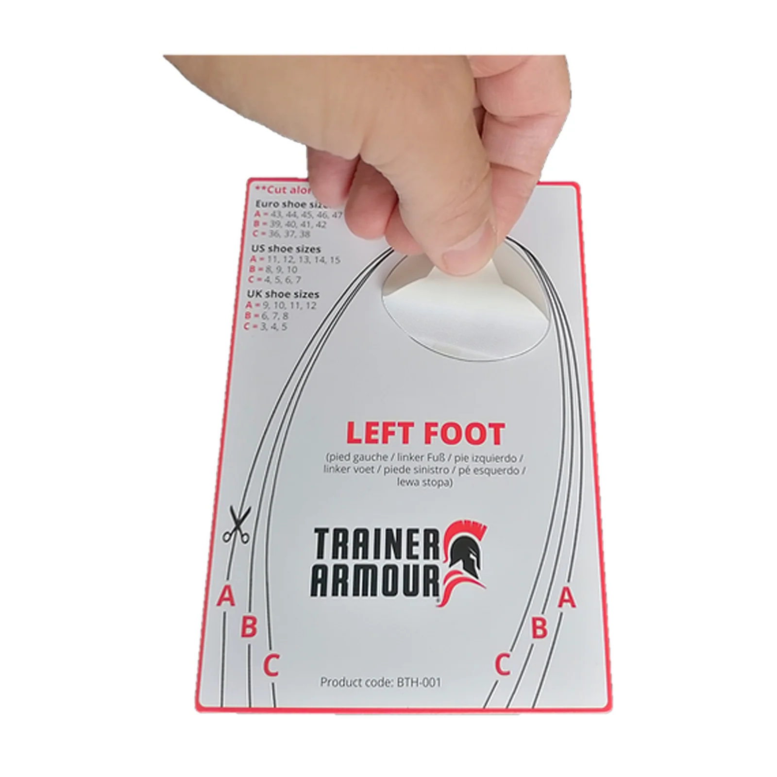 Trainer Armour Big Toe Hole Preventer - White - Image 5