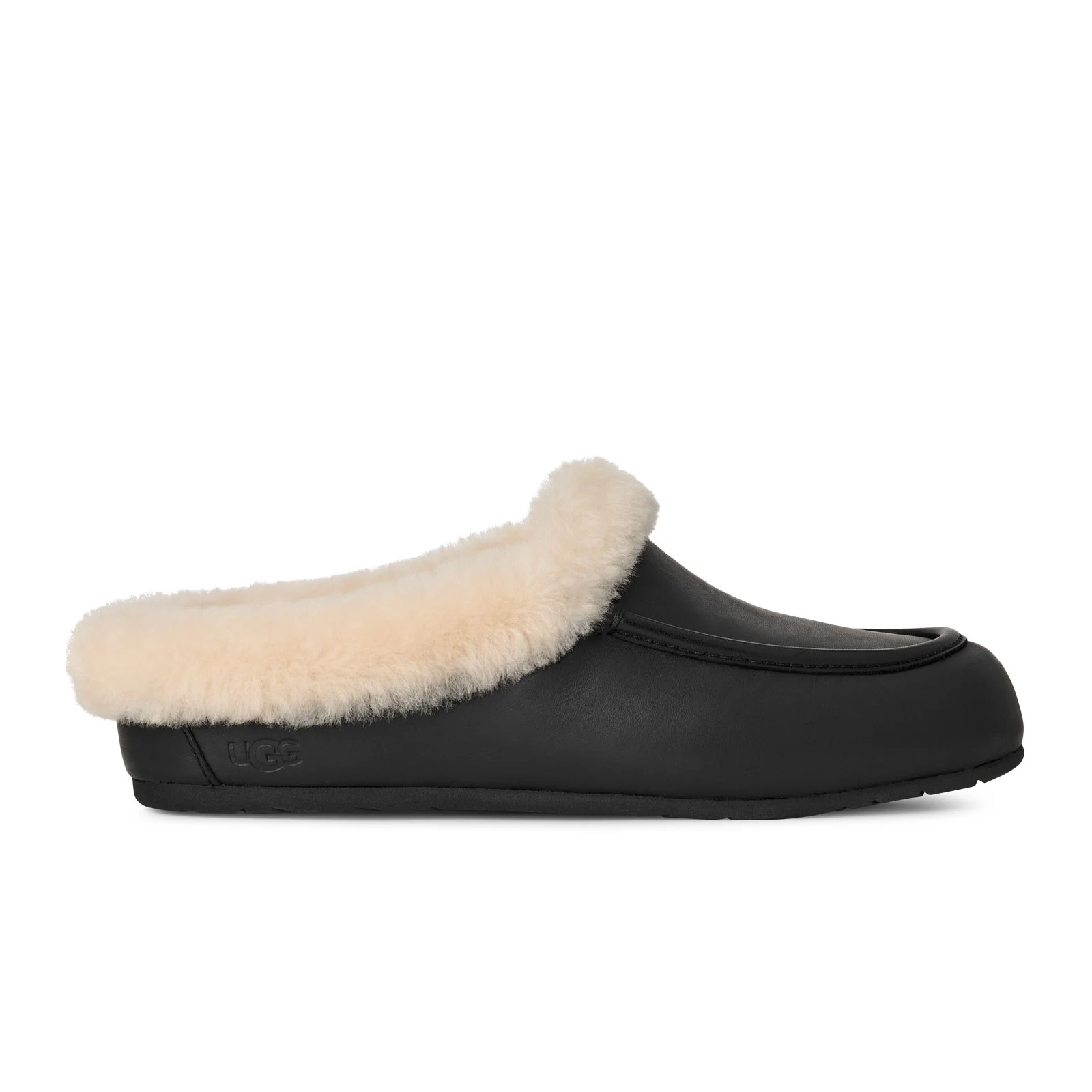 UGG® Ansley Mule Leather (Women) - Black