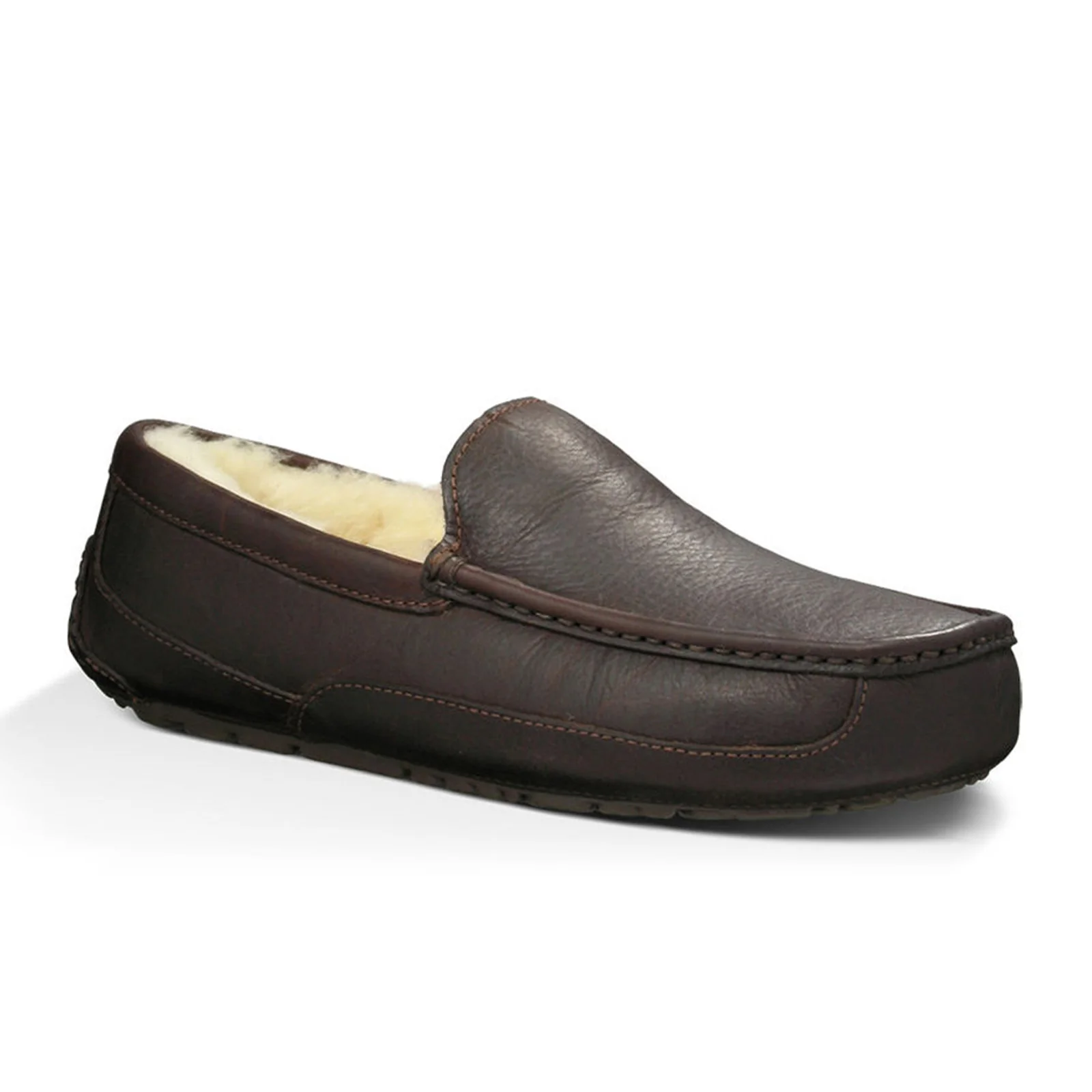 UGG® Ascot Leather Slipper (Men) - Dark Spice - Image 3