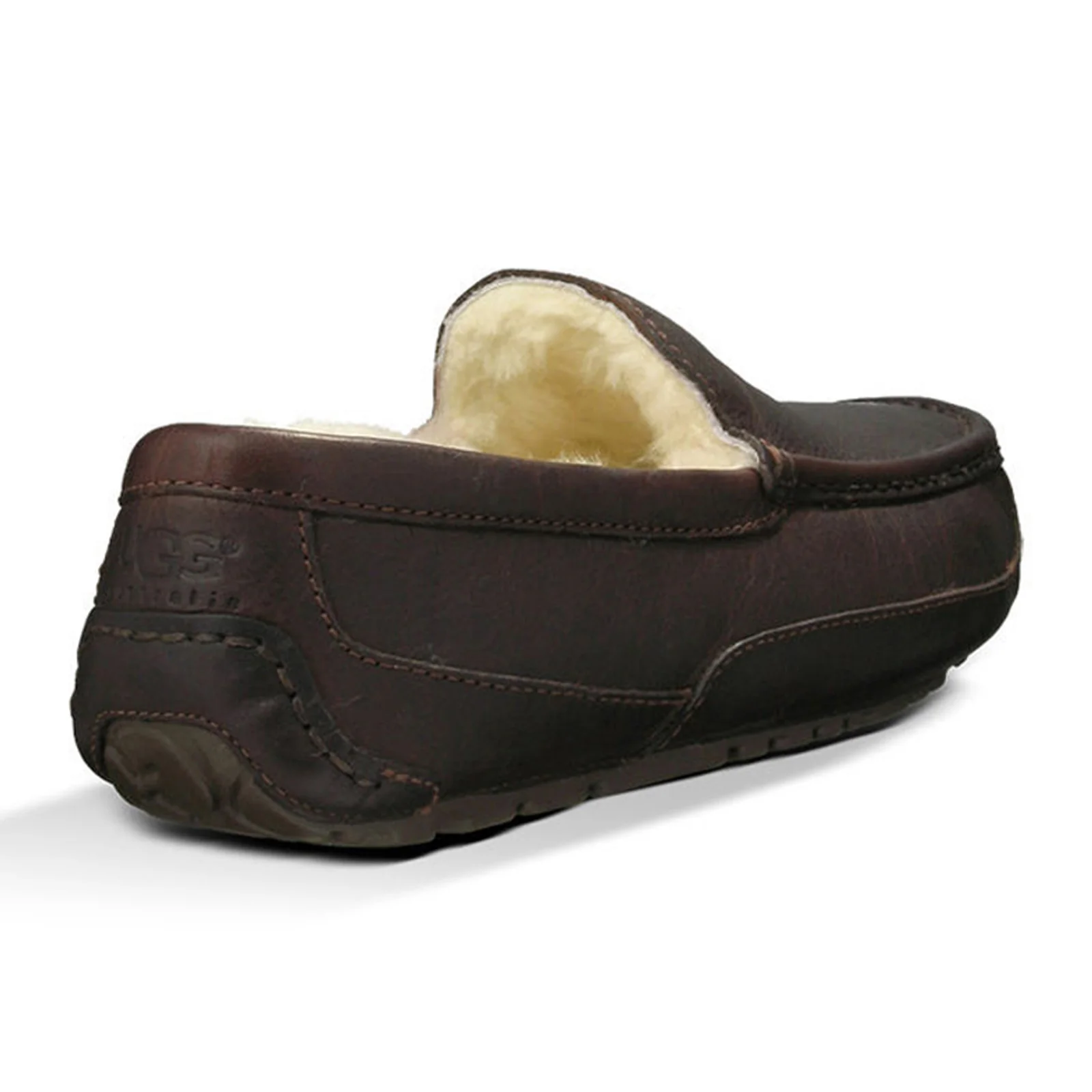 UGG® Ascot Leather Slipper (Men) - Dark Spice - Image 4