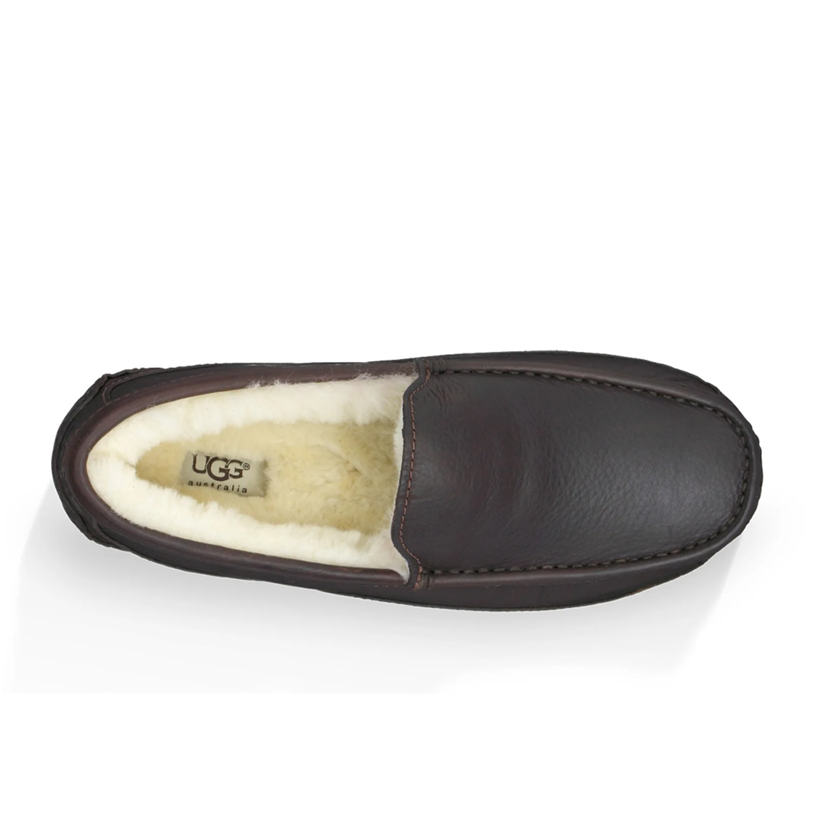 UGG® Ascot Leather Slipper (Men) - Dark Spice - Image 5