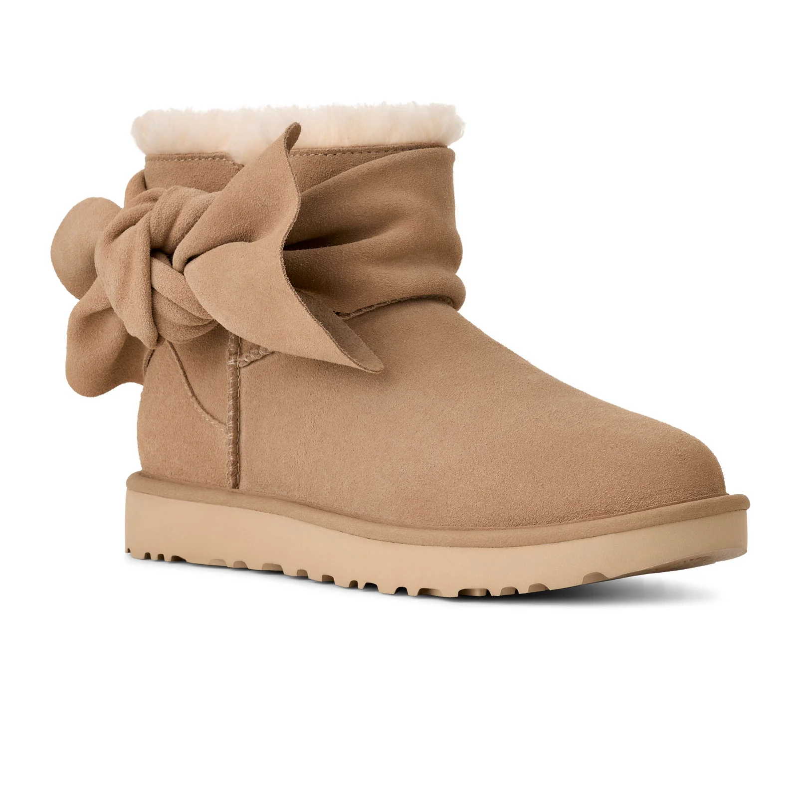 UGG® Classic Mini Bow (Women) - Sand - Image 3