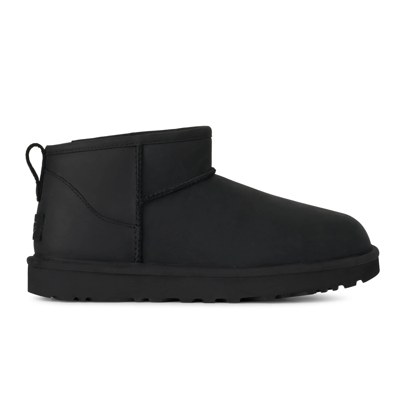 UGG® Classic Ultra Mini (Women) - Black Leather