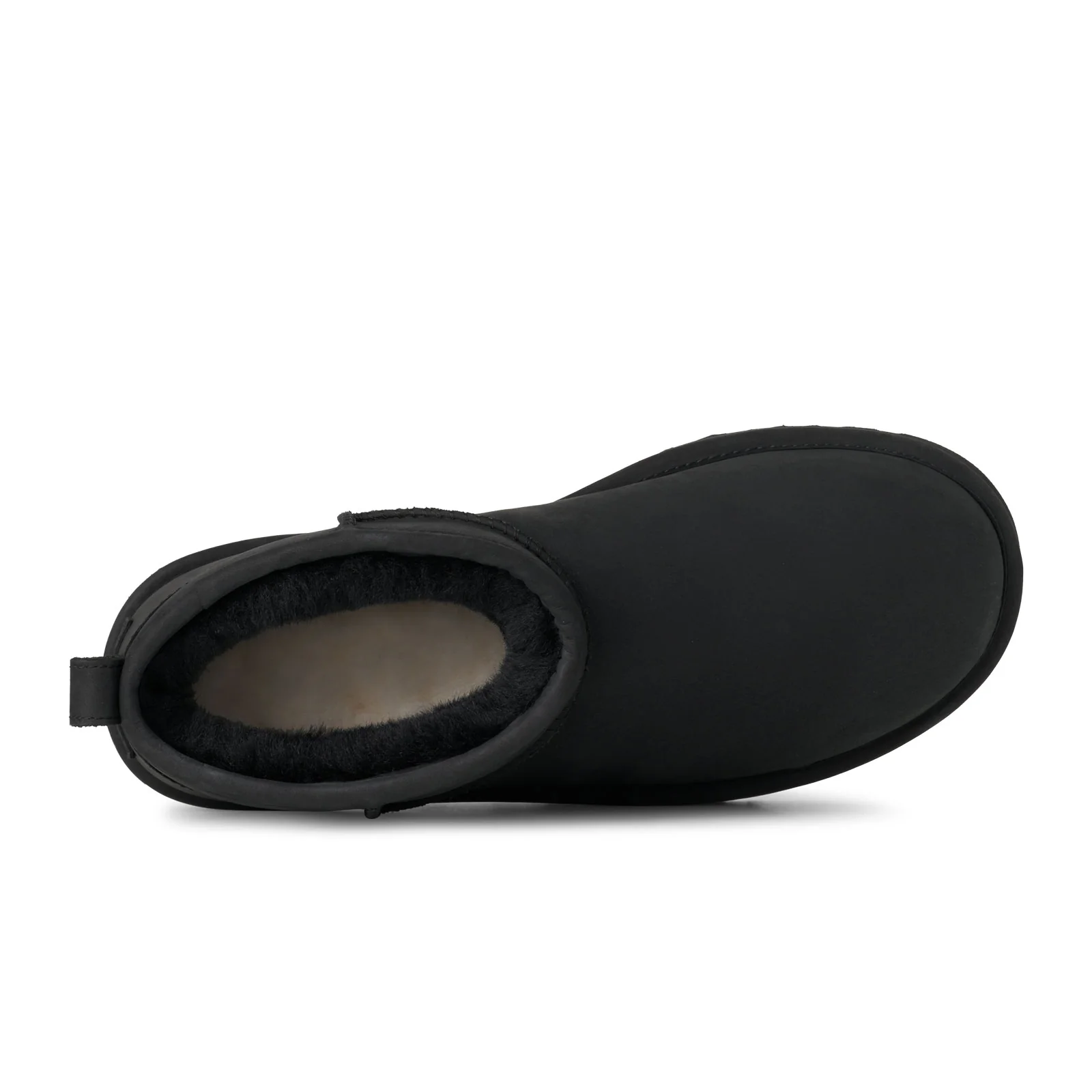 UGG® Classic Ultra Mini (Women) - Black Leather - Image 5