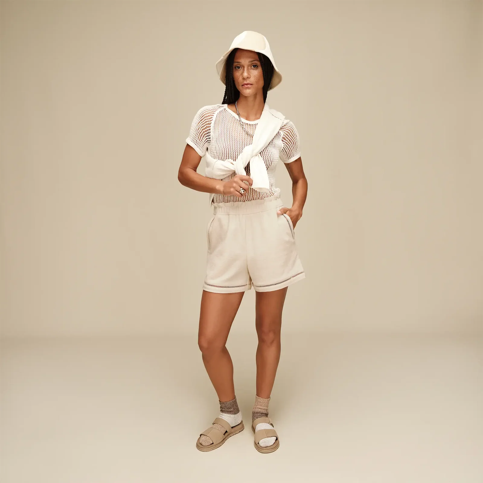 UGG® Frynn Short (Women) - Cream - Image 5