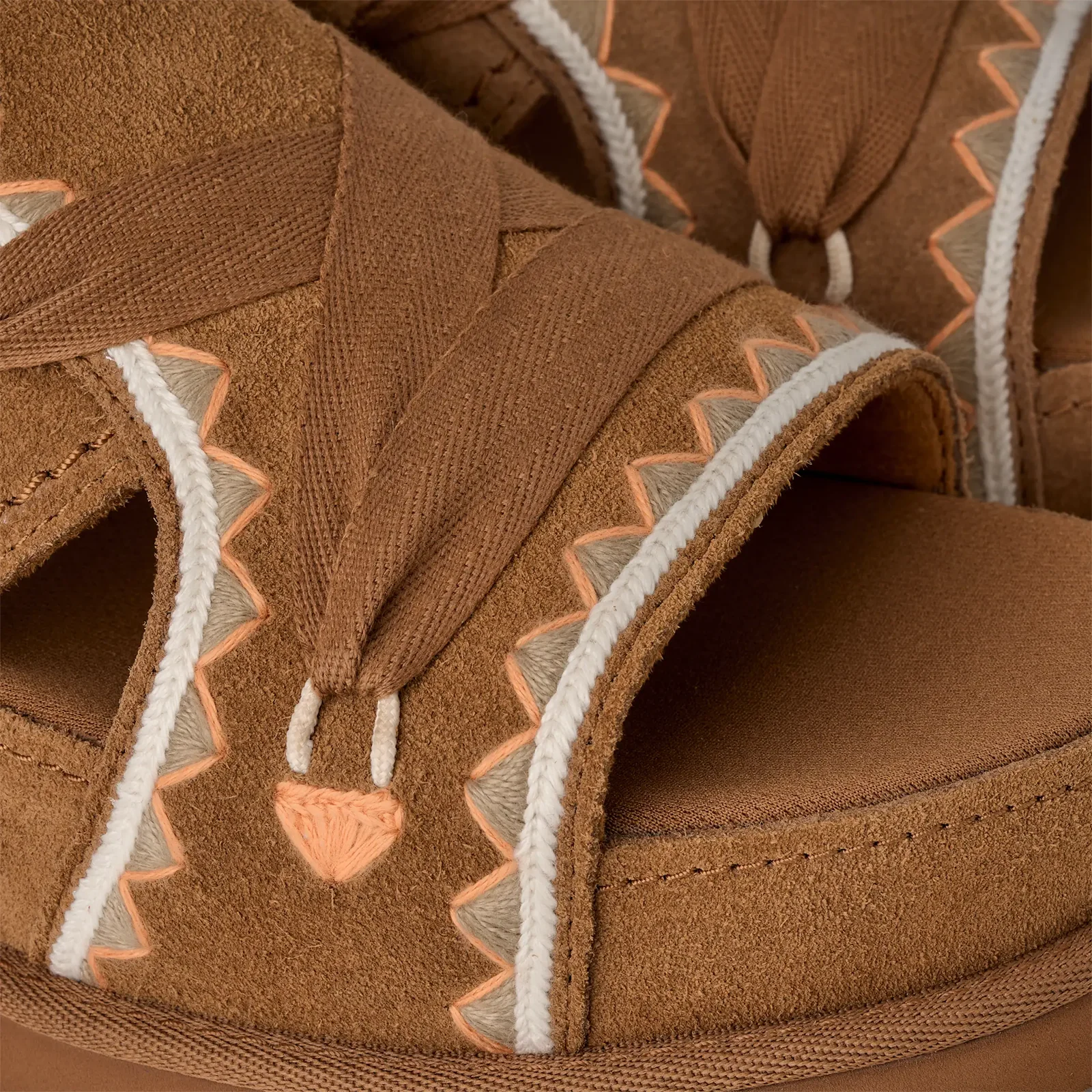 UGG® GoldenStar Hi Artistitch (Women) - Chestnut Multi - Image 7