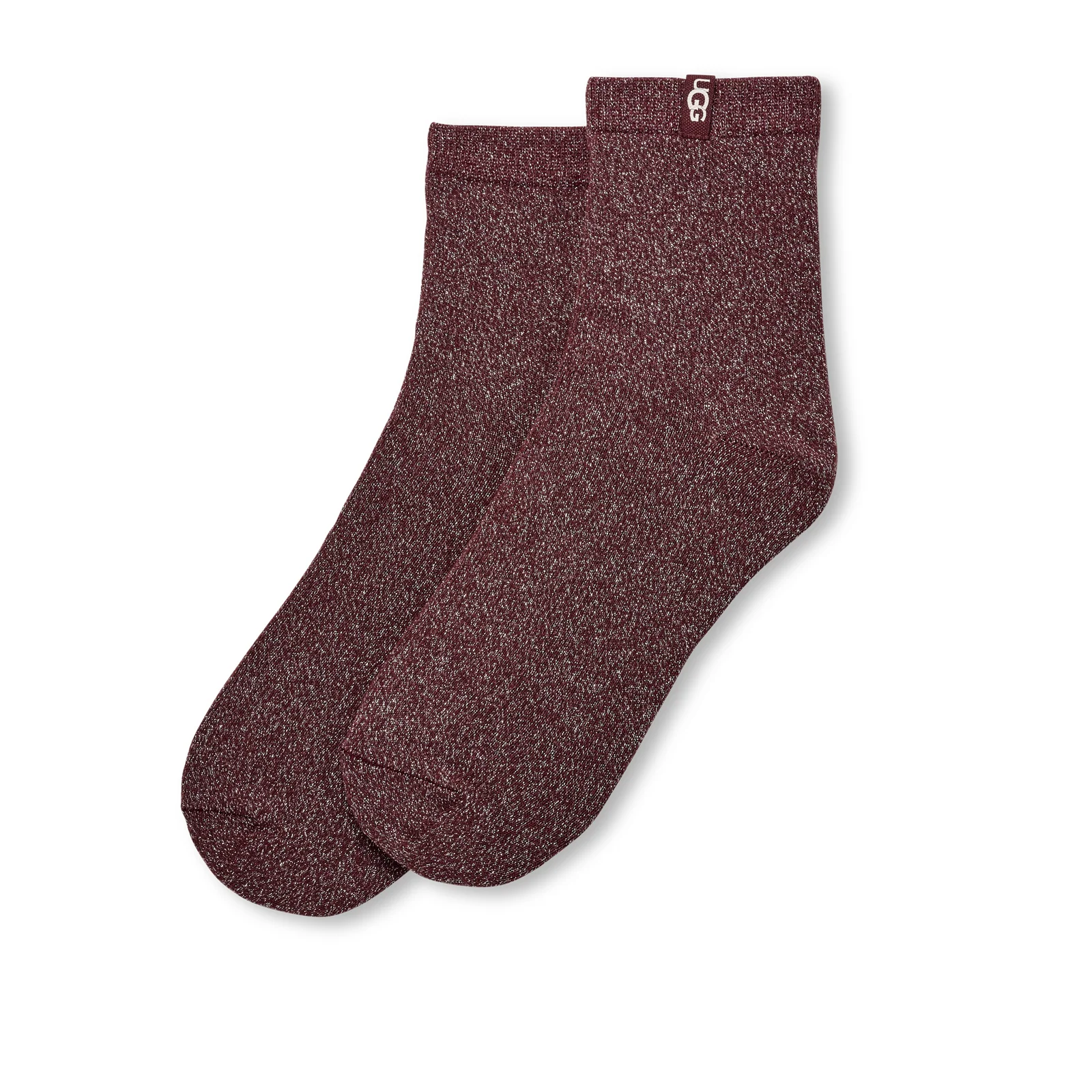 UGG® Lavinia Shimmer Quarter Sock (Women) - Wild Grape - Image 2