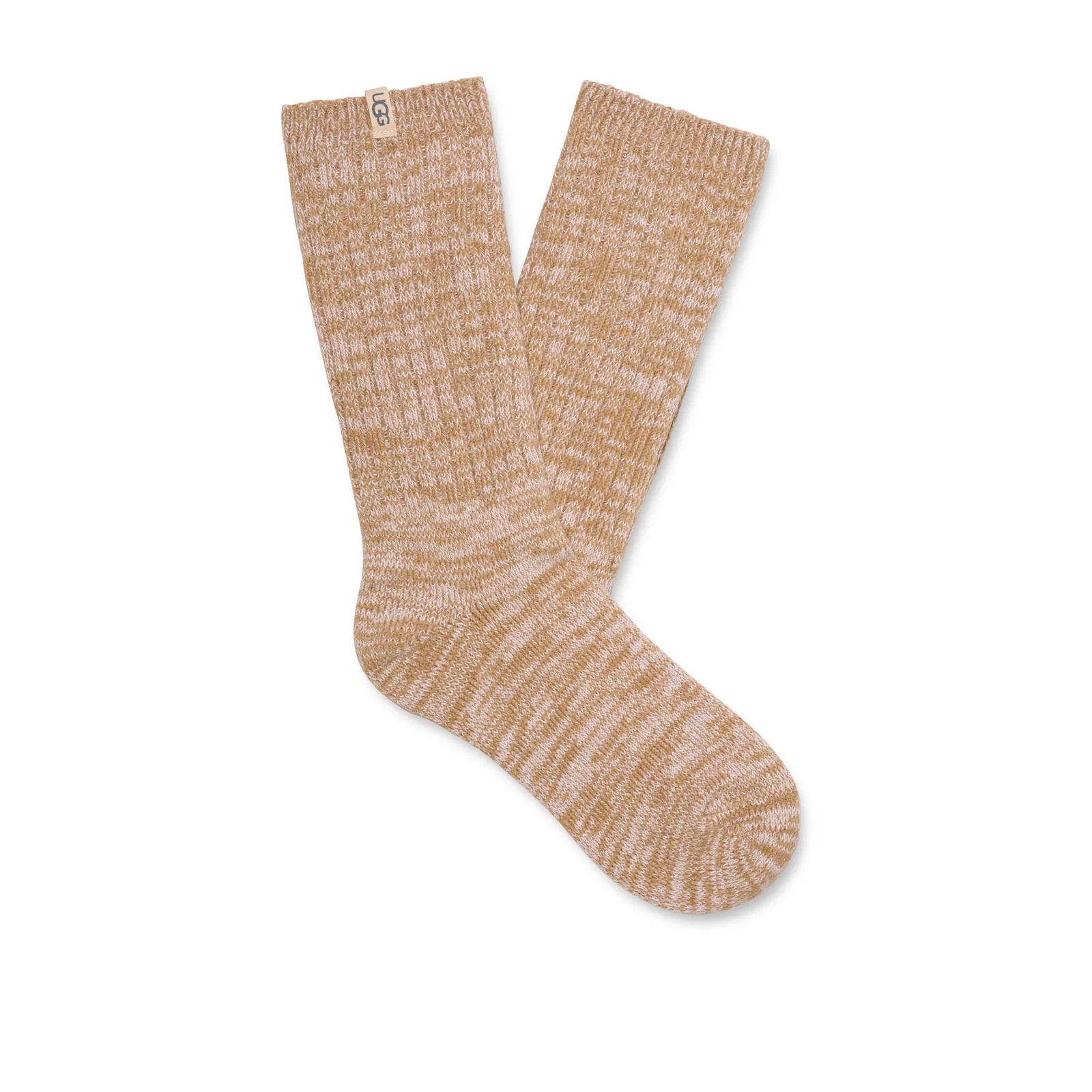 UGG® Rib Knit Slouchy Crew Sock (Women) - Sand - Image 2