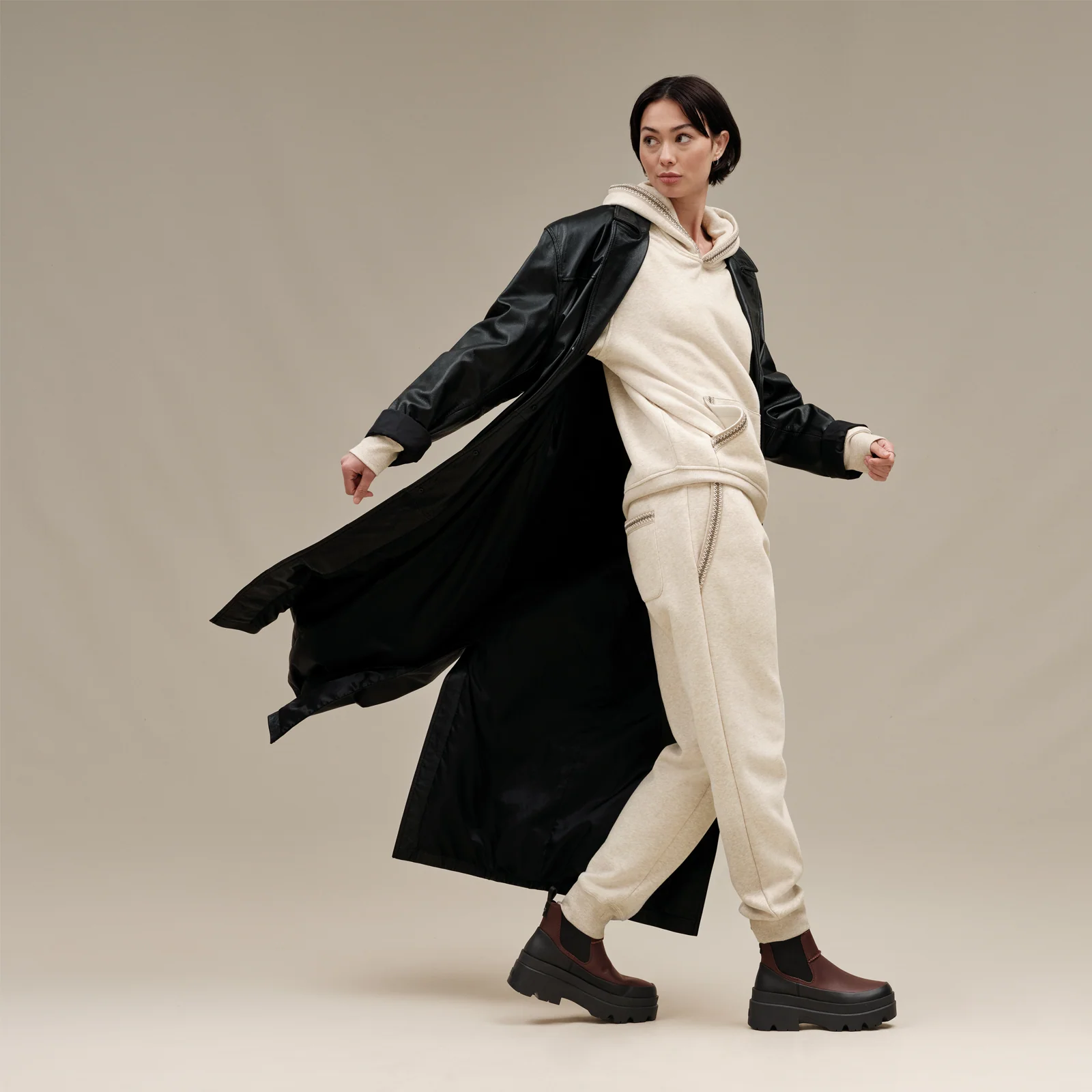 UGG® Tasman Jogger (Unisex) - Caribou Heather - Image 4