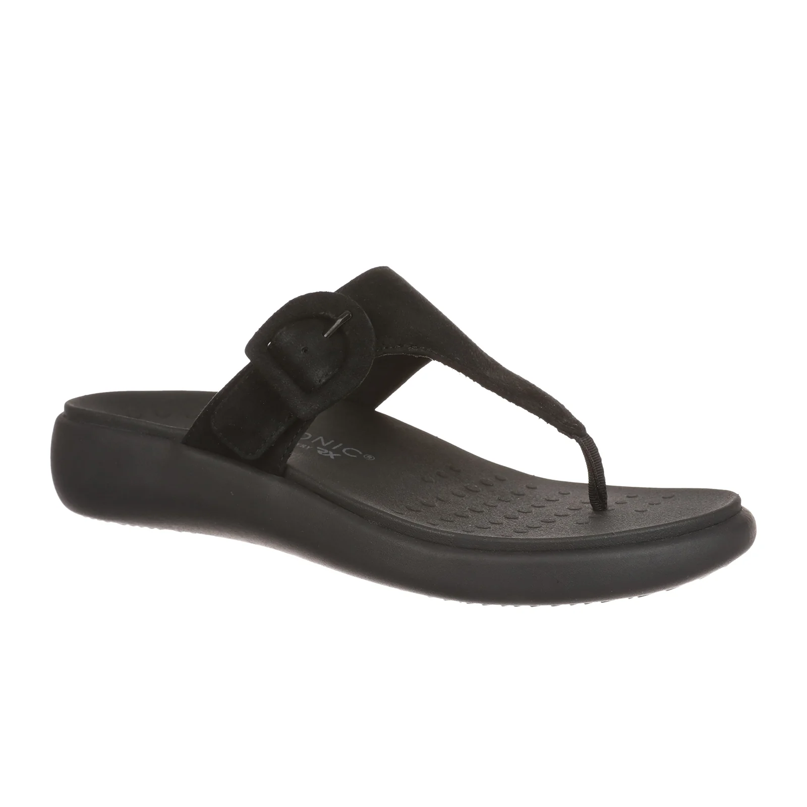 Vionic Activate Sandal (Women) - Black Suede