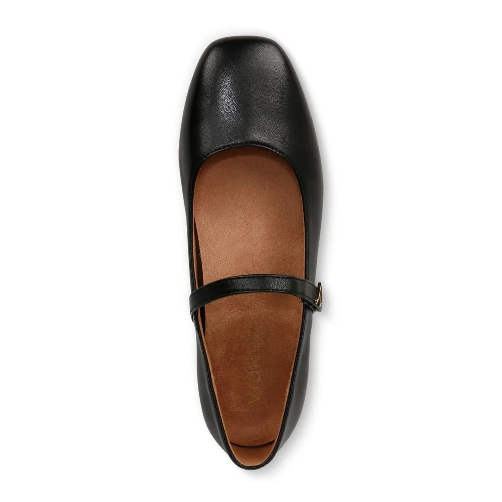Vionic Alameda Mary Jane Flat (Women) - Black Leather - Image 6