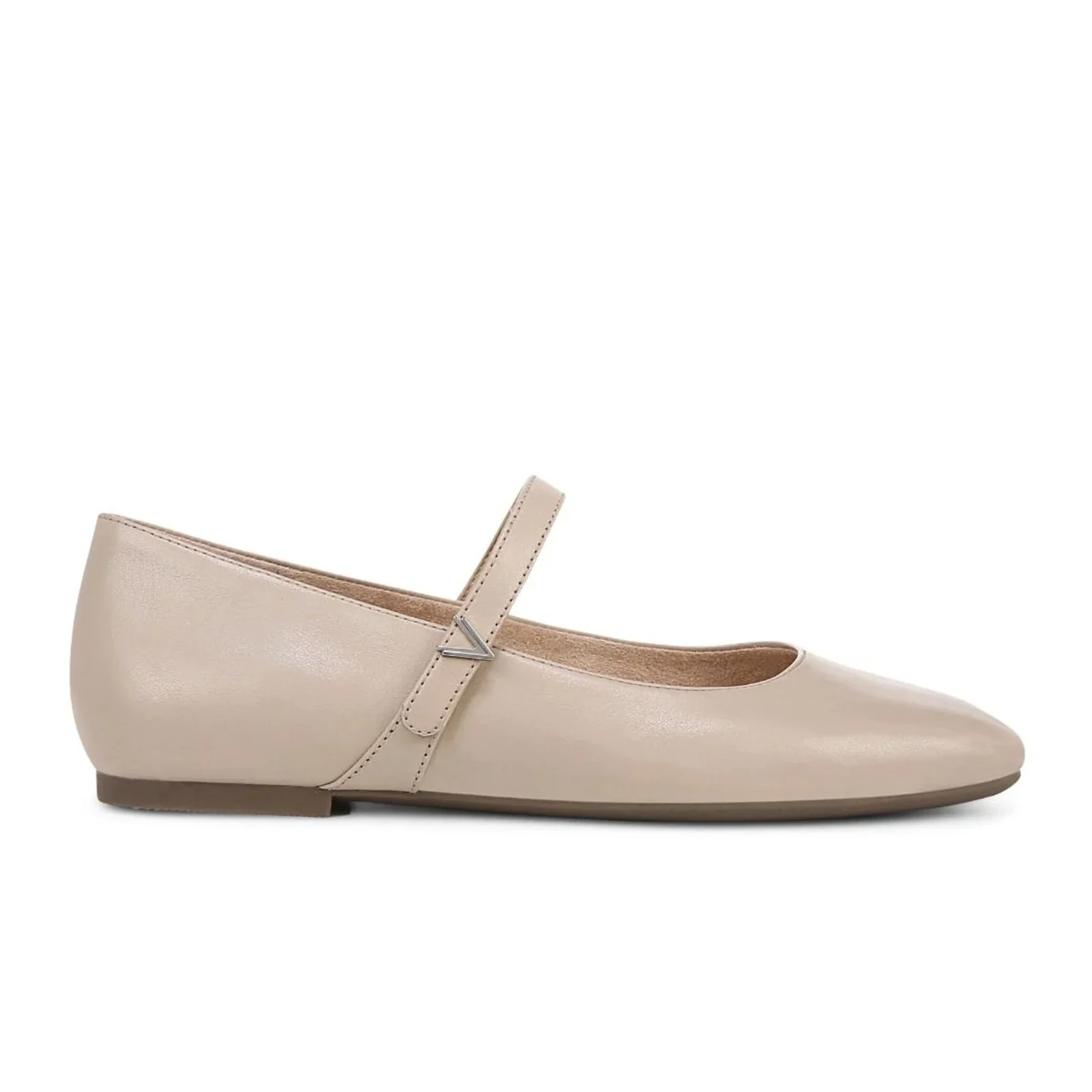 Vionic Alameda Mary Jane Flat (Women) - Oatmeal Beige Leather - Image 2