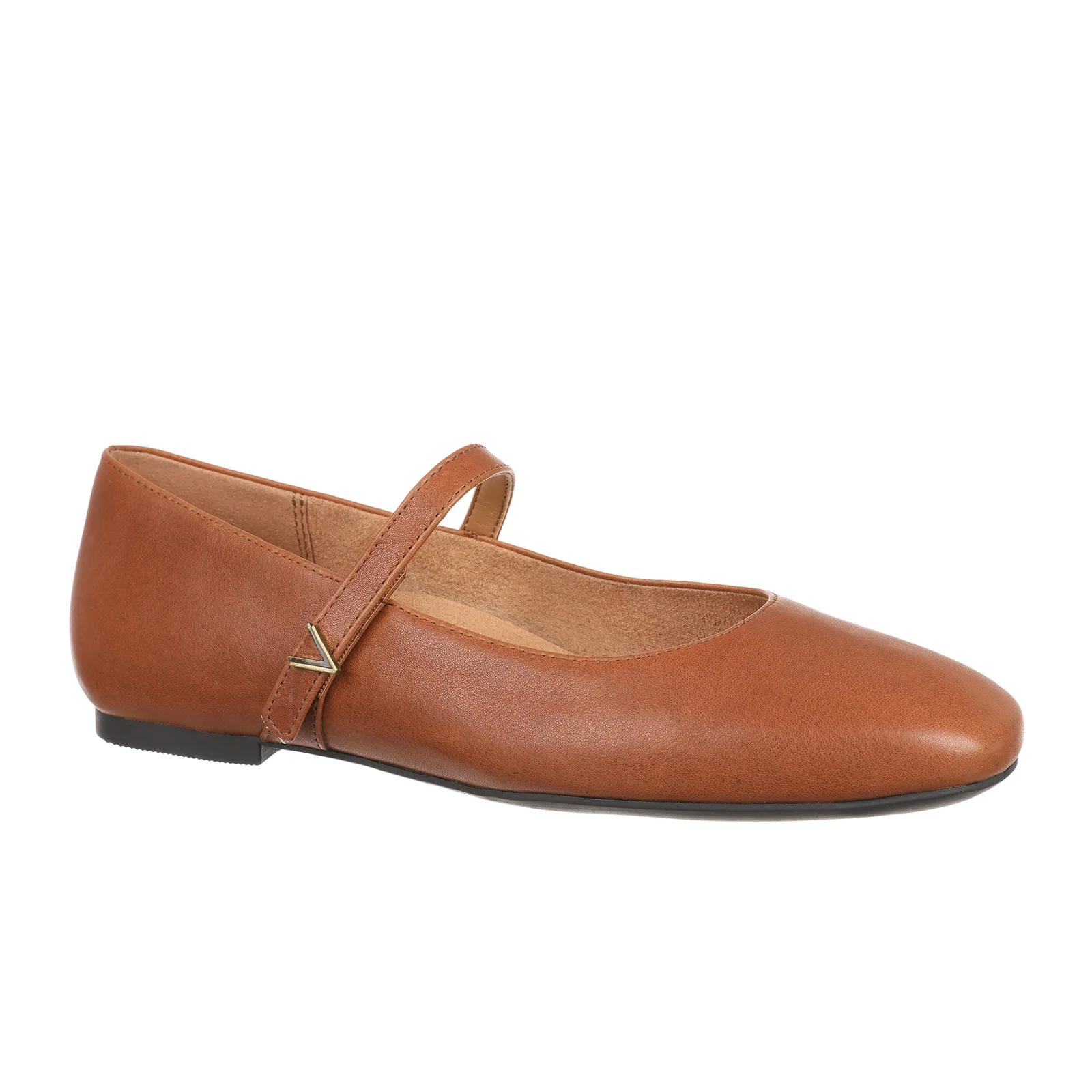 Vionic Alameda Mary Jane Flat (Women) - Tan Leather