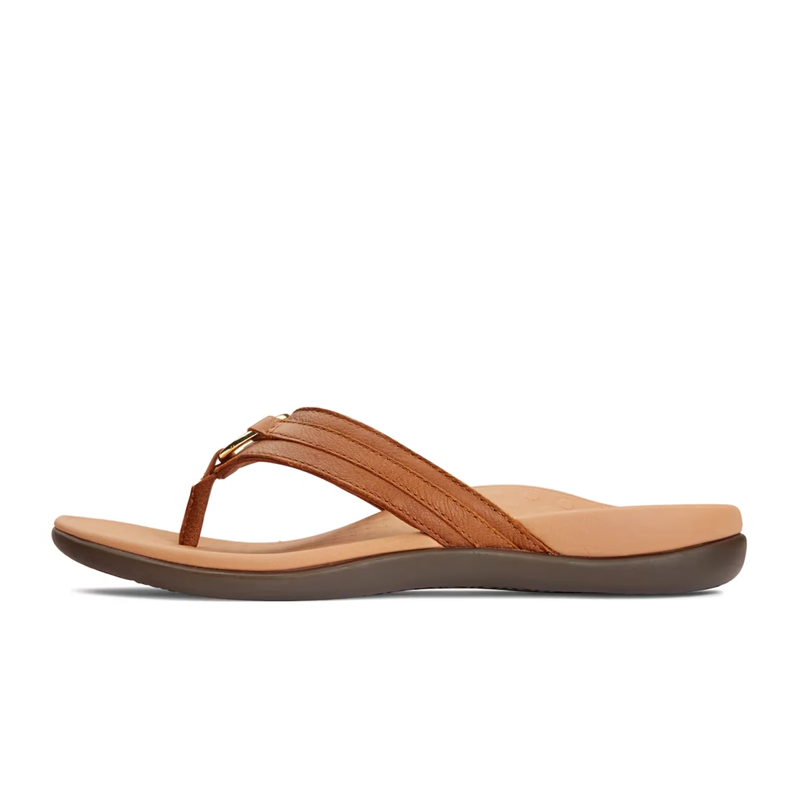 Vionic Aloe Sandal (Women) - Mocha Nappa Leather - Image 2