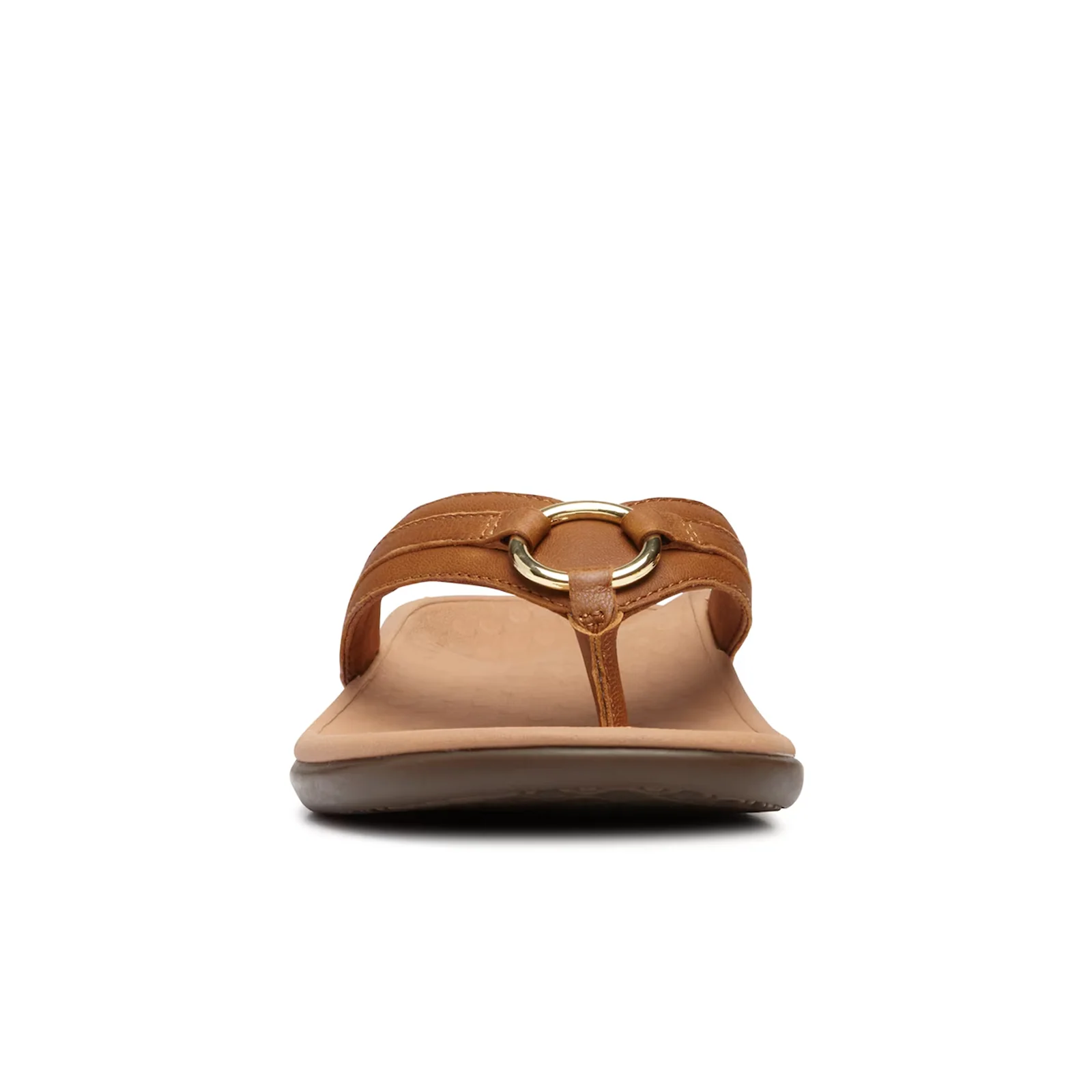 Vionic Aloe Sandal (Women) - Mocha Nappa Leather - Image 4