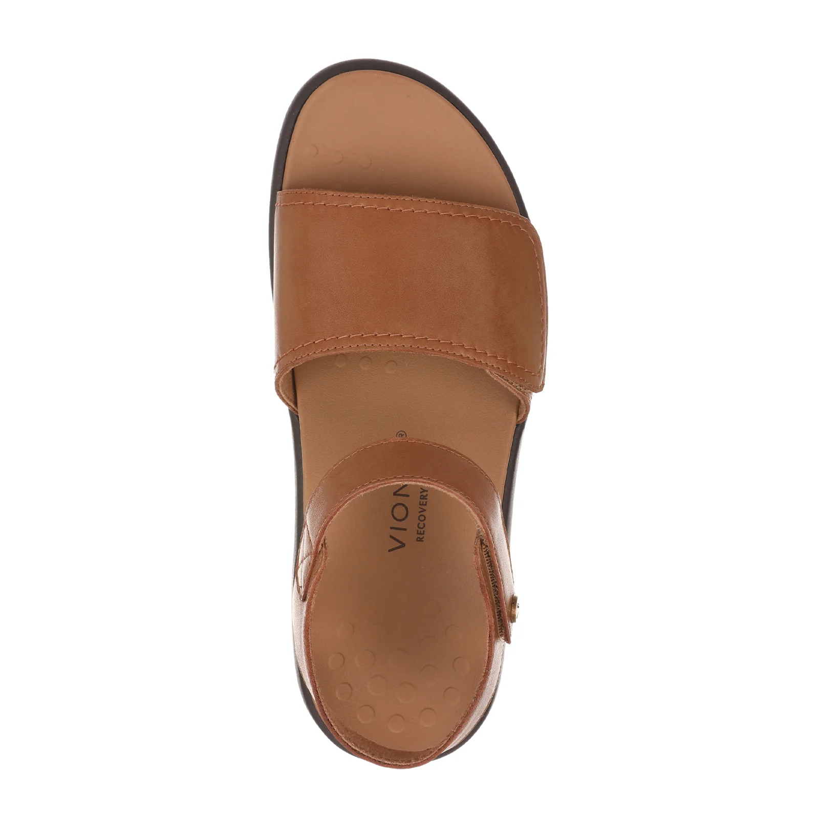 Vionic Awaken Backstrap Sandal (Women) - Brown Leather - Image 3