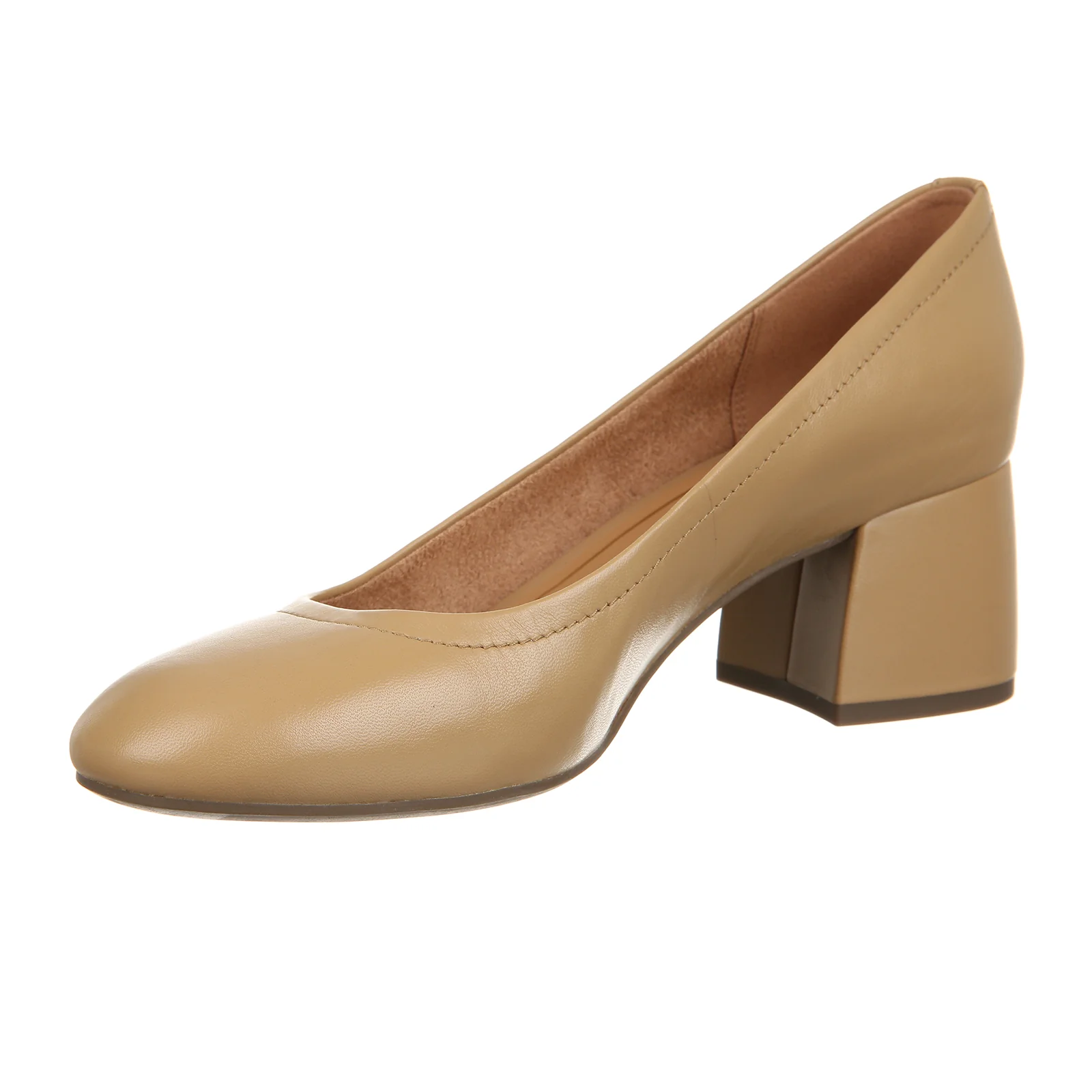 Vionic Carmel Pump (Women) - Camel Nappa Leather - Image 2
