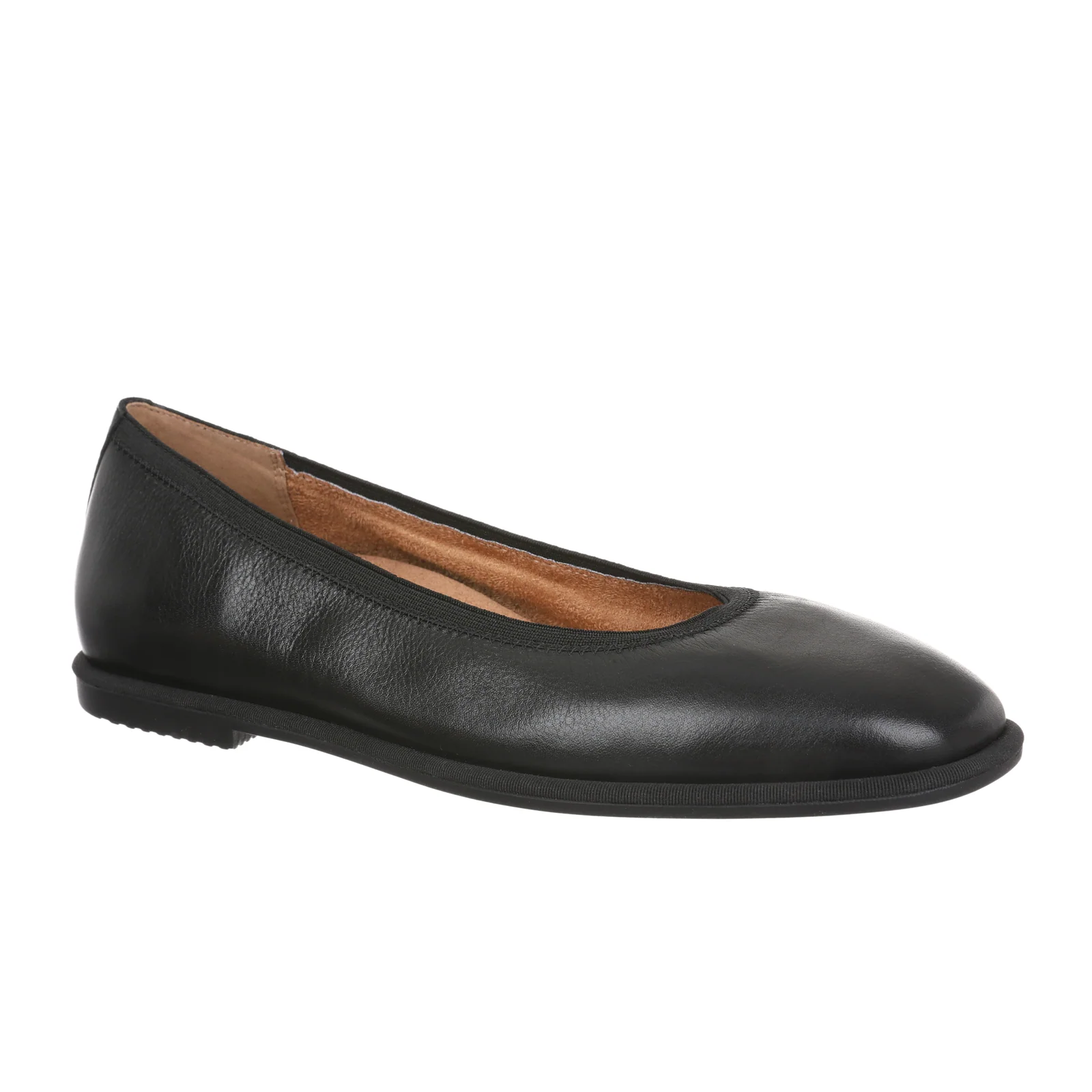 Vionic Caroll 2.0 Ballet Flat (Women) - Black Leather