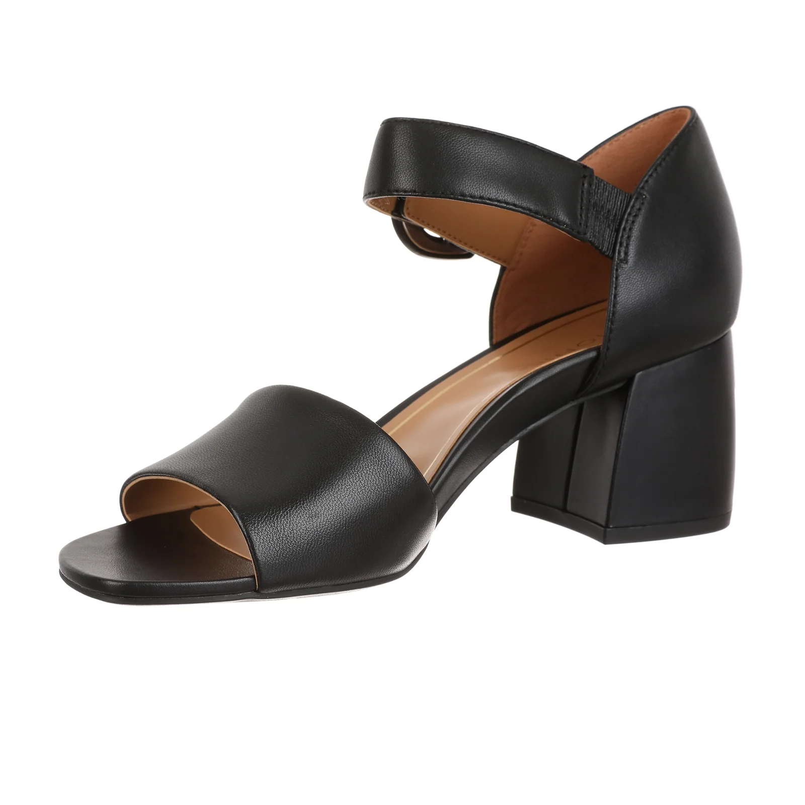 Vionic Chardonnay Heeled Sandal (Women) - Black Leather - Image 2
