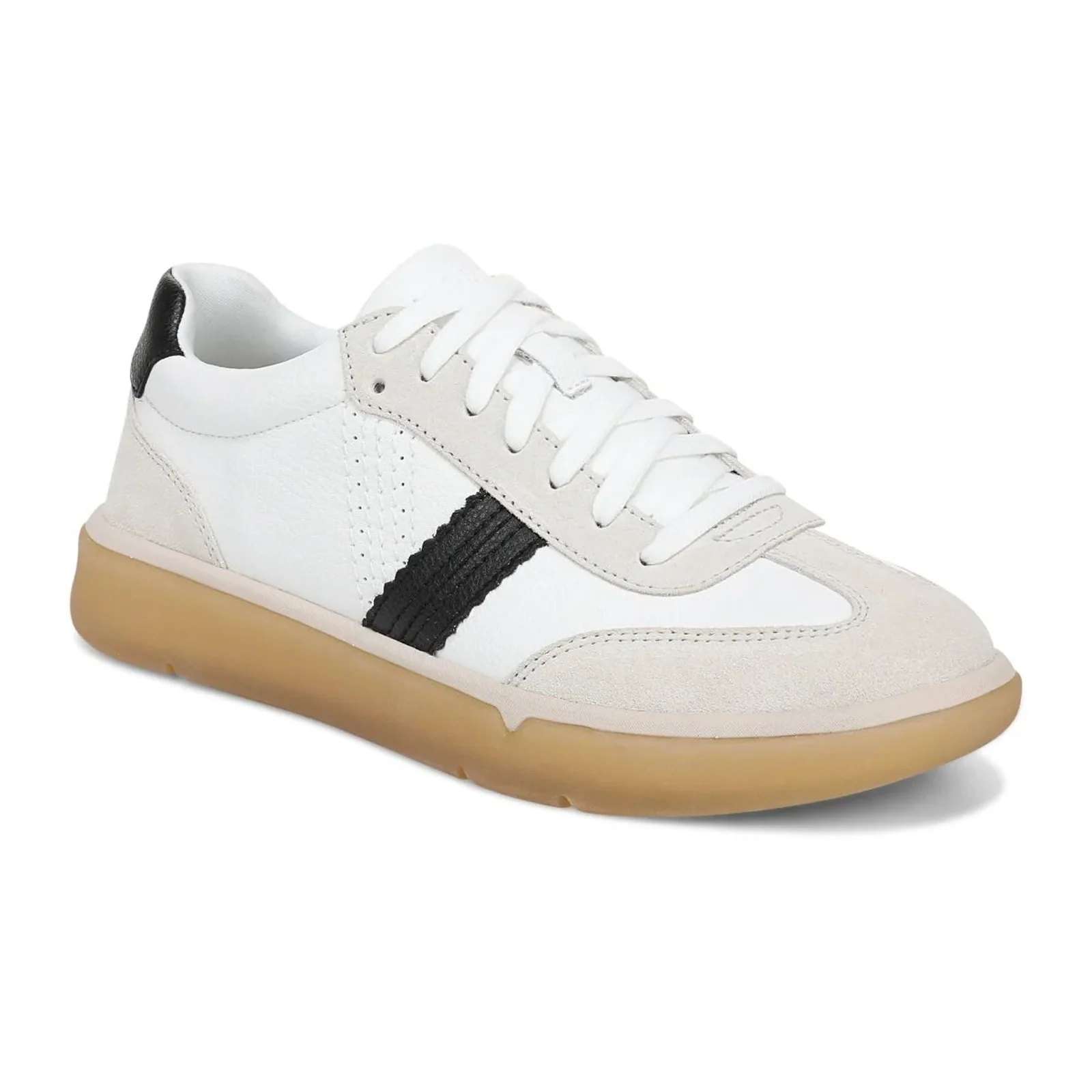 Vionic City Walk Sneaker (Women) - White/Black Leather