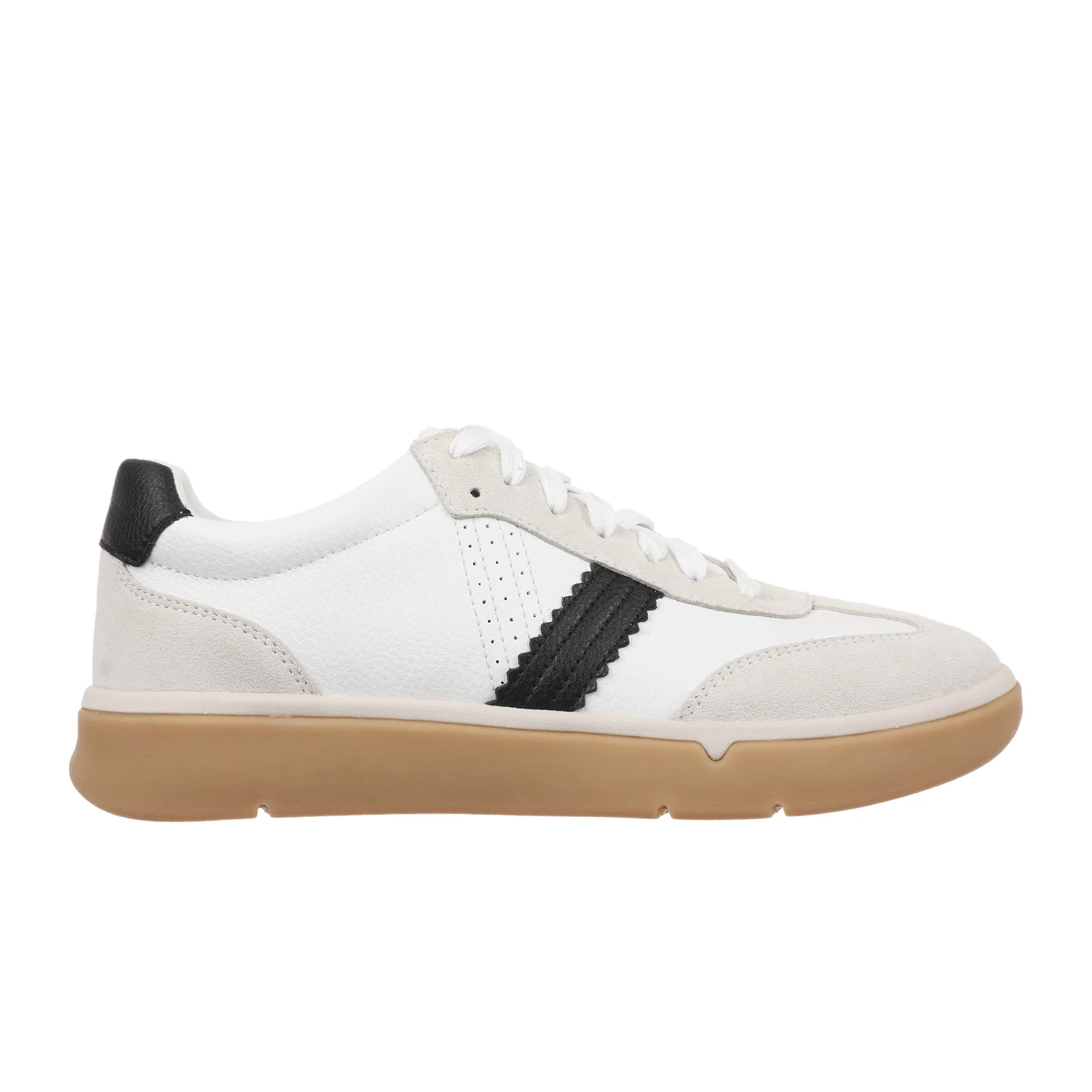 Vionic City Walk Sneaker (Women) - White/Black Leather - Image 3