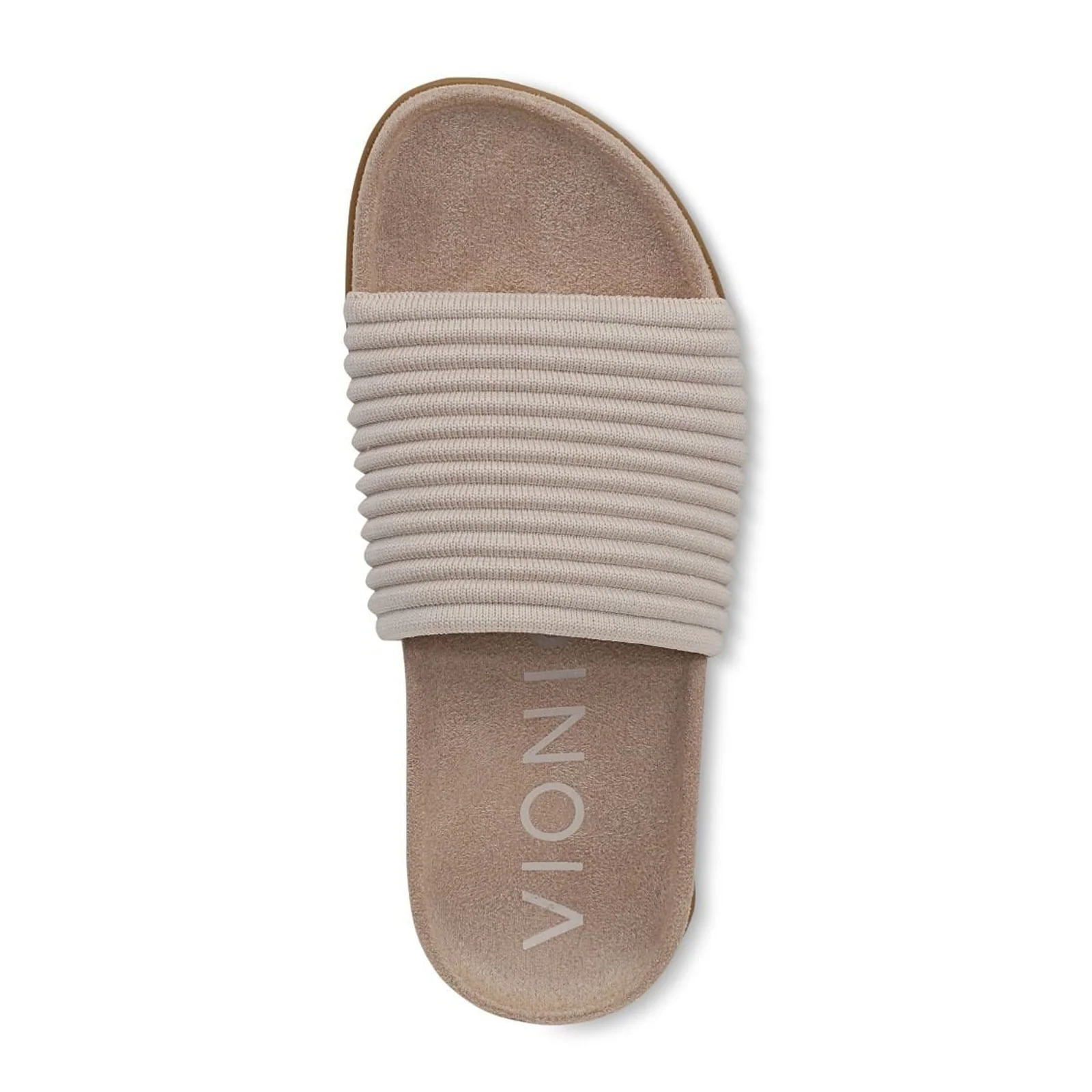 Vionic Evie Knit Slide Sandal (Women) - Cream - Image 6