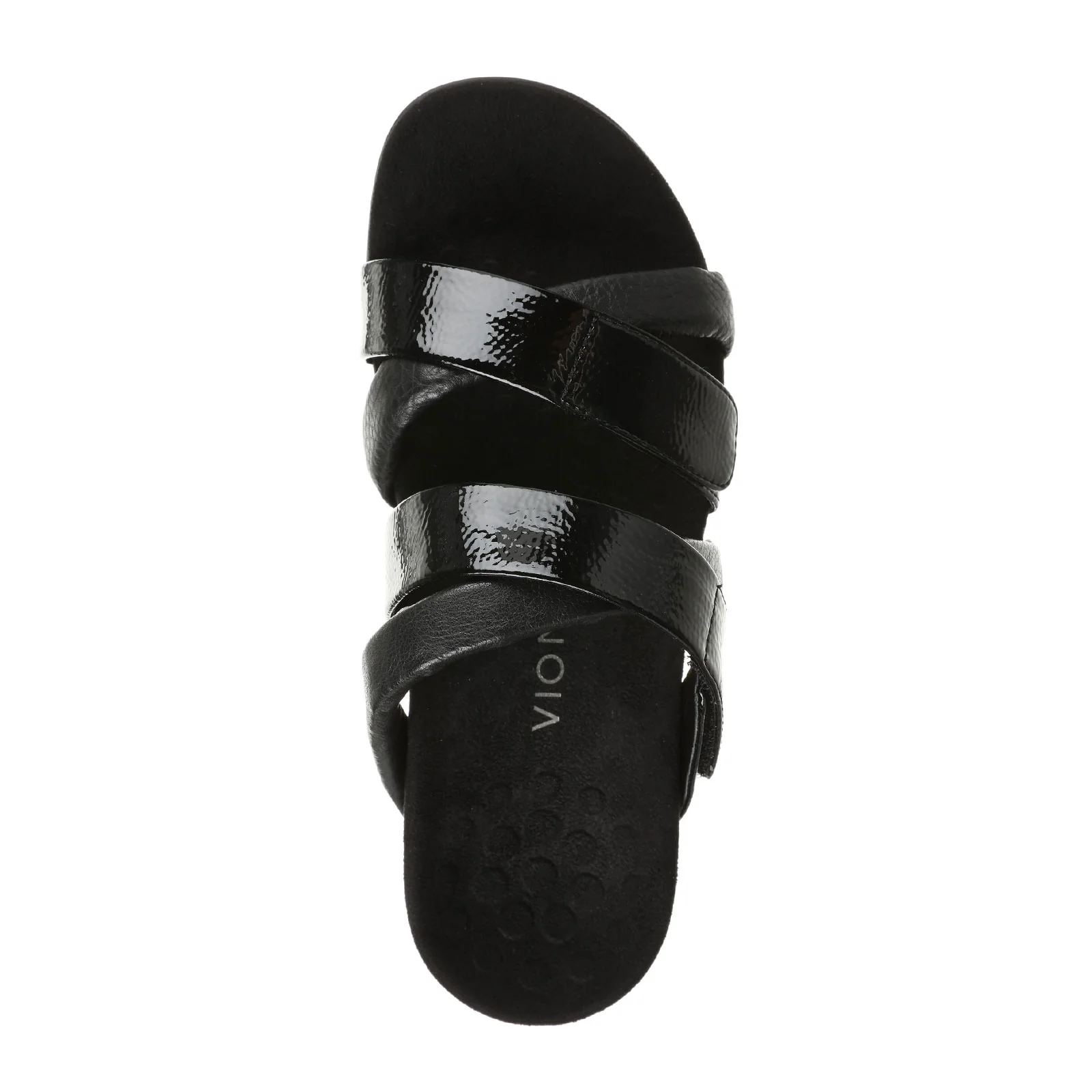 Vionic Hadlie Slide Sandal (Women) - Black Patent - Image 2