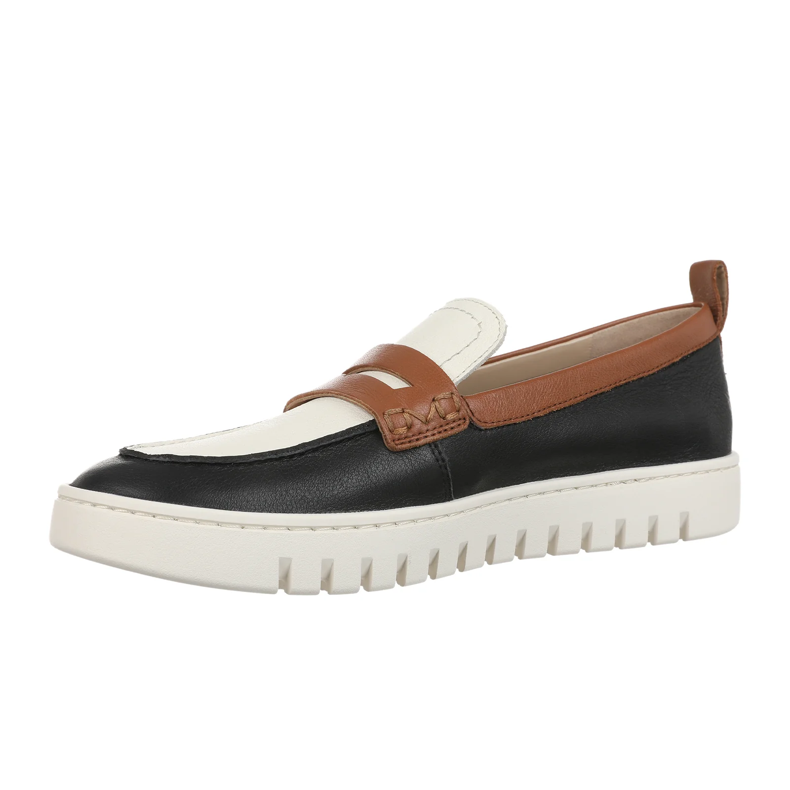 Vionic Uptown Loafer (Women) - Black Multi Tumbled Leather - Image 2