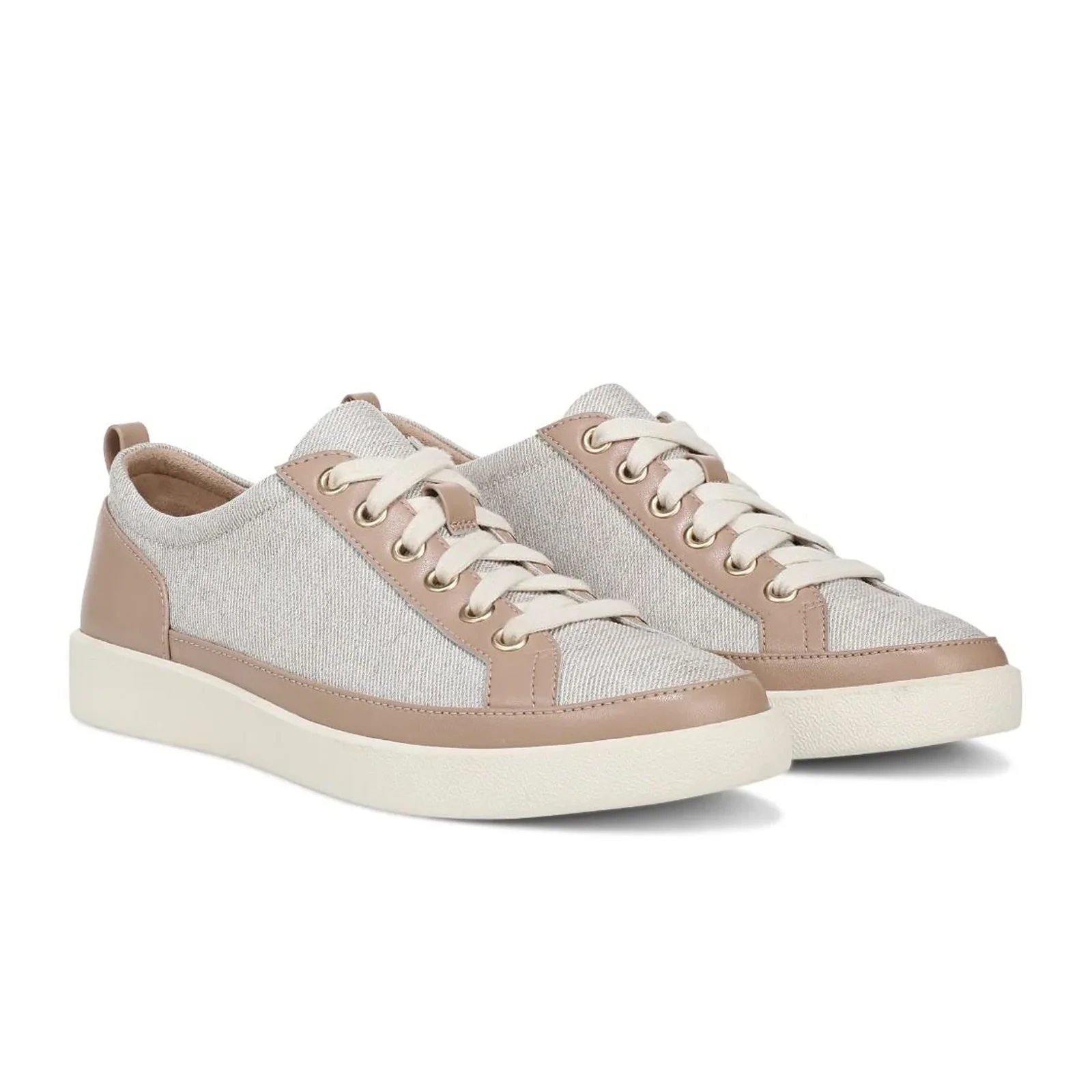 Vionic Winny Sneaker (Women) - Natural/Gold Canvas - Image 4