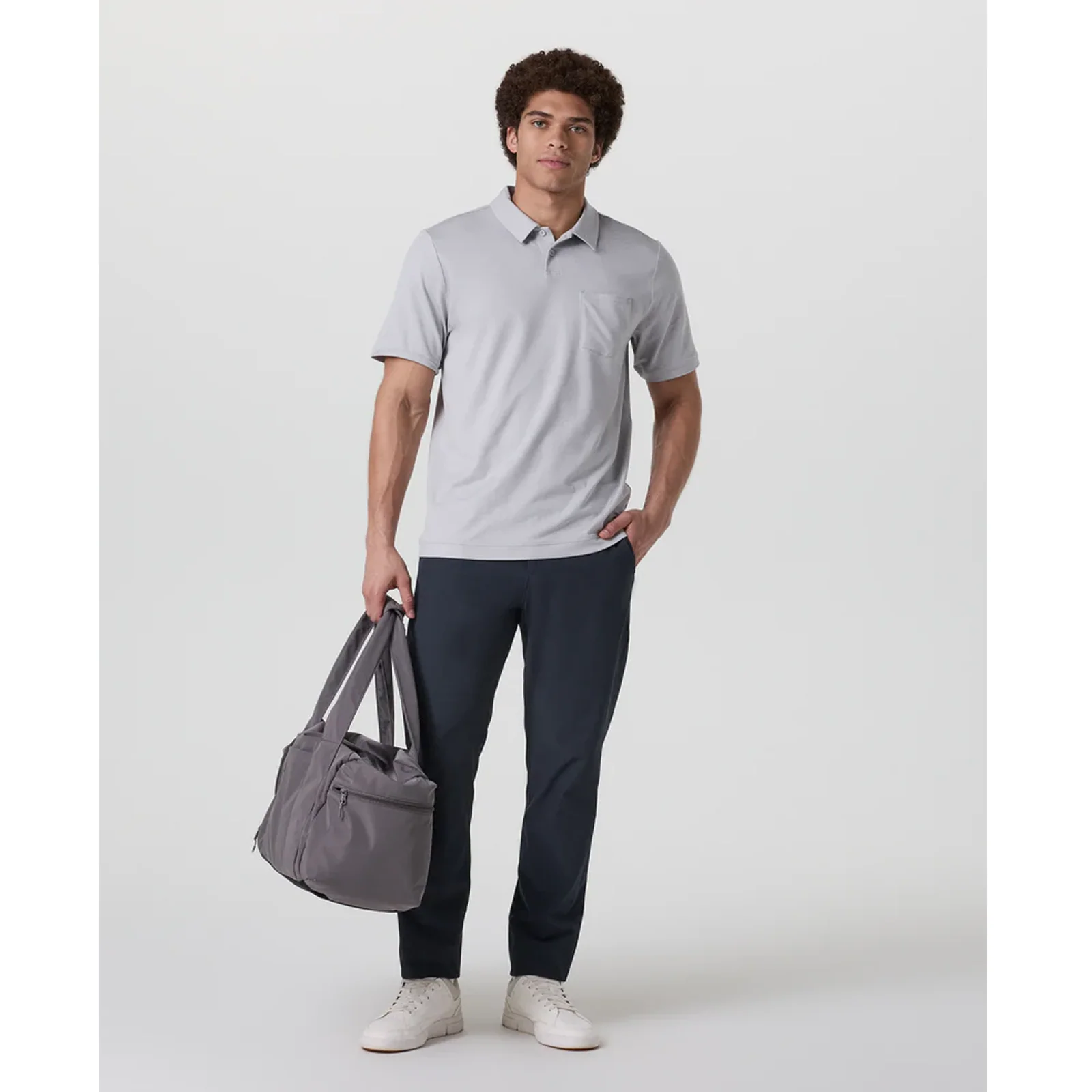 Vuori Aim Athletic Slim Fit 32" Pant (Men) - Navy - Image 5