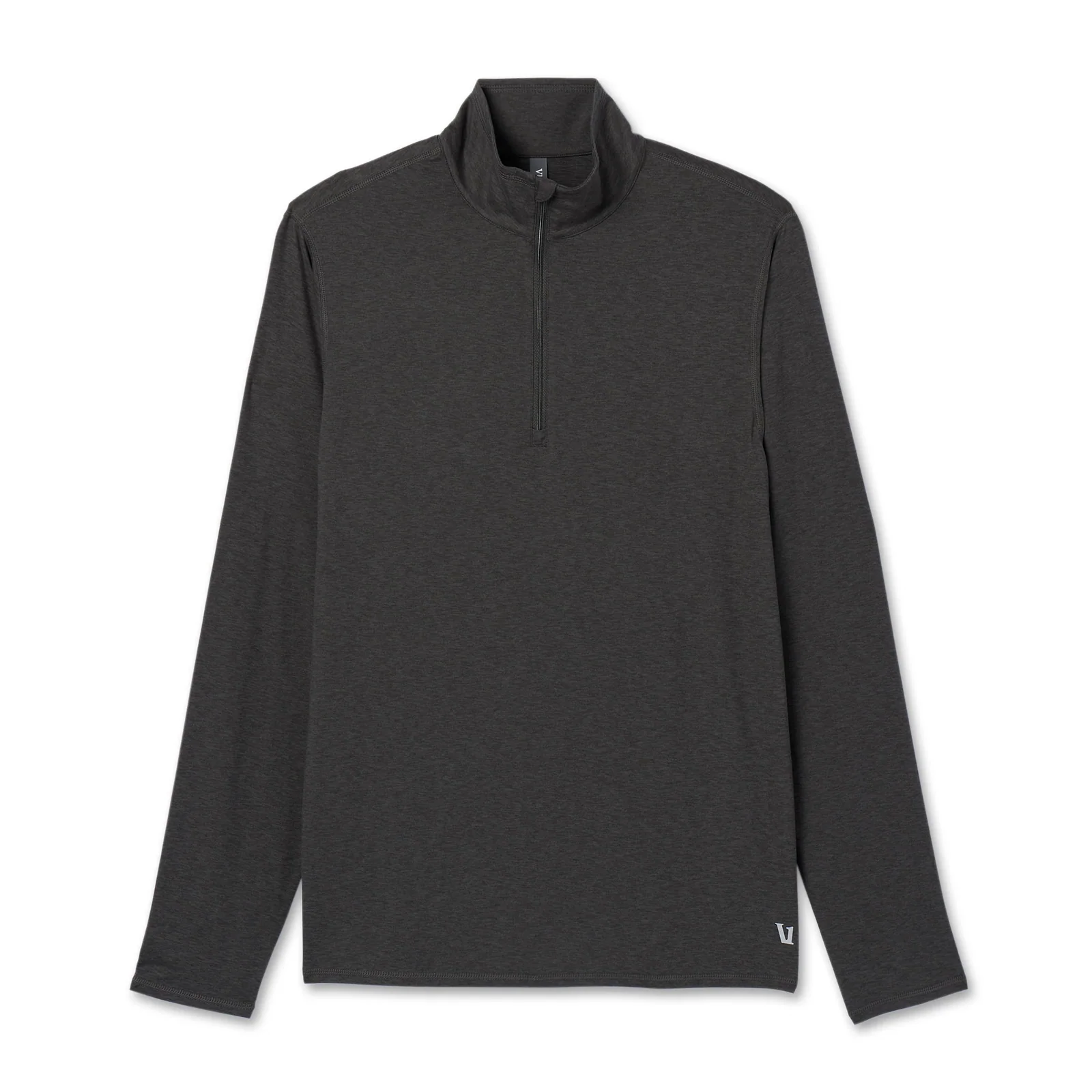 Vuori Ease Performance 1/2 Zip 2.0 Pullover (Men) - Charcoal Heather